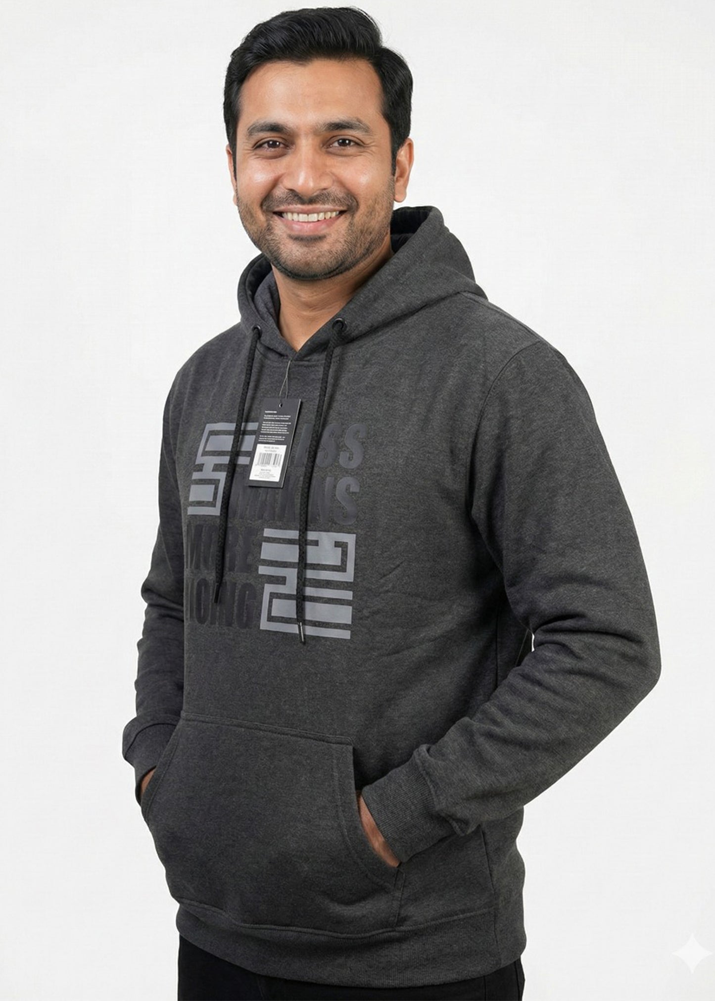 Arrow-Men Hood Dark Grey 118 SP