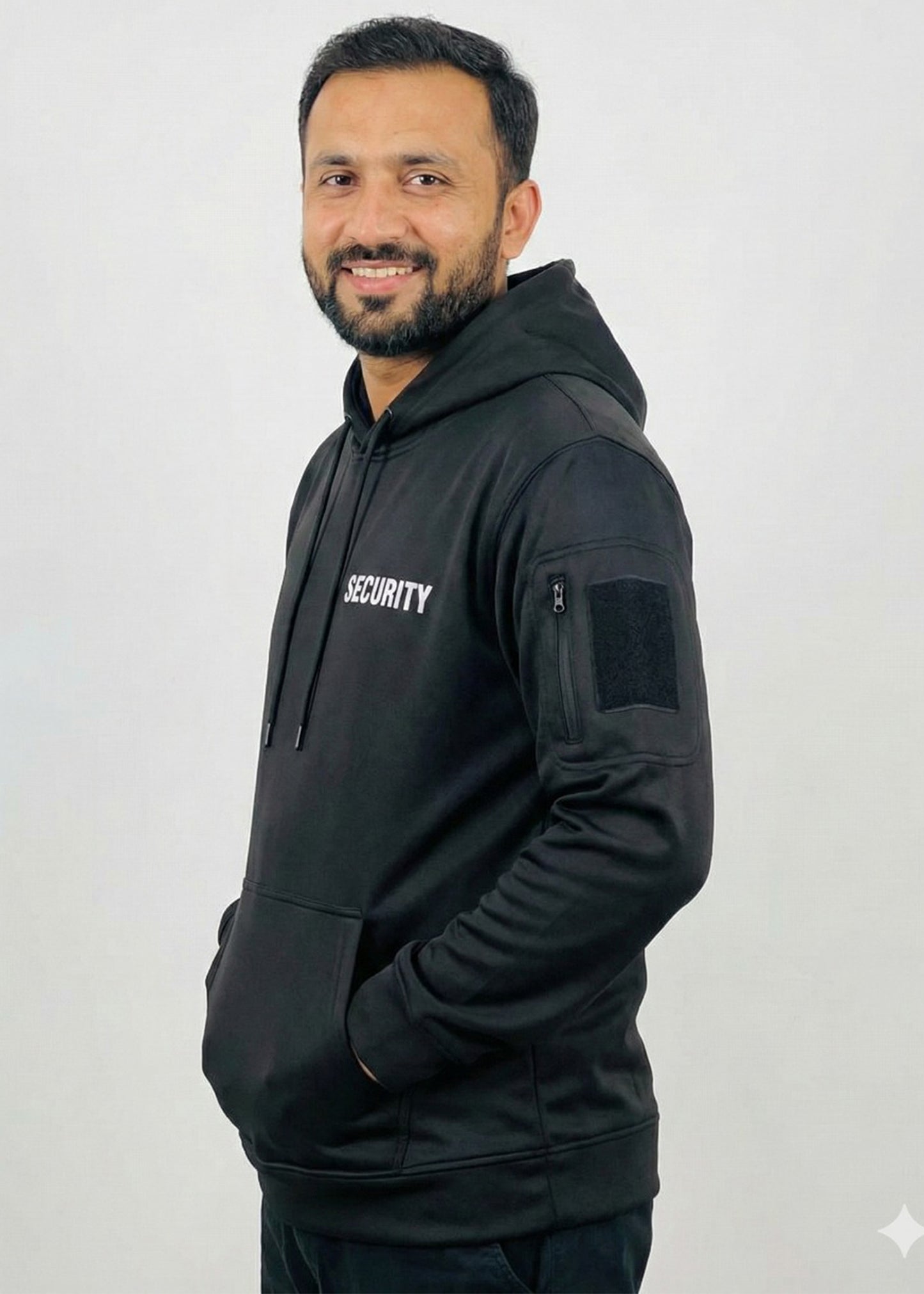 Arrow-Men Hood Black Security 108
