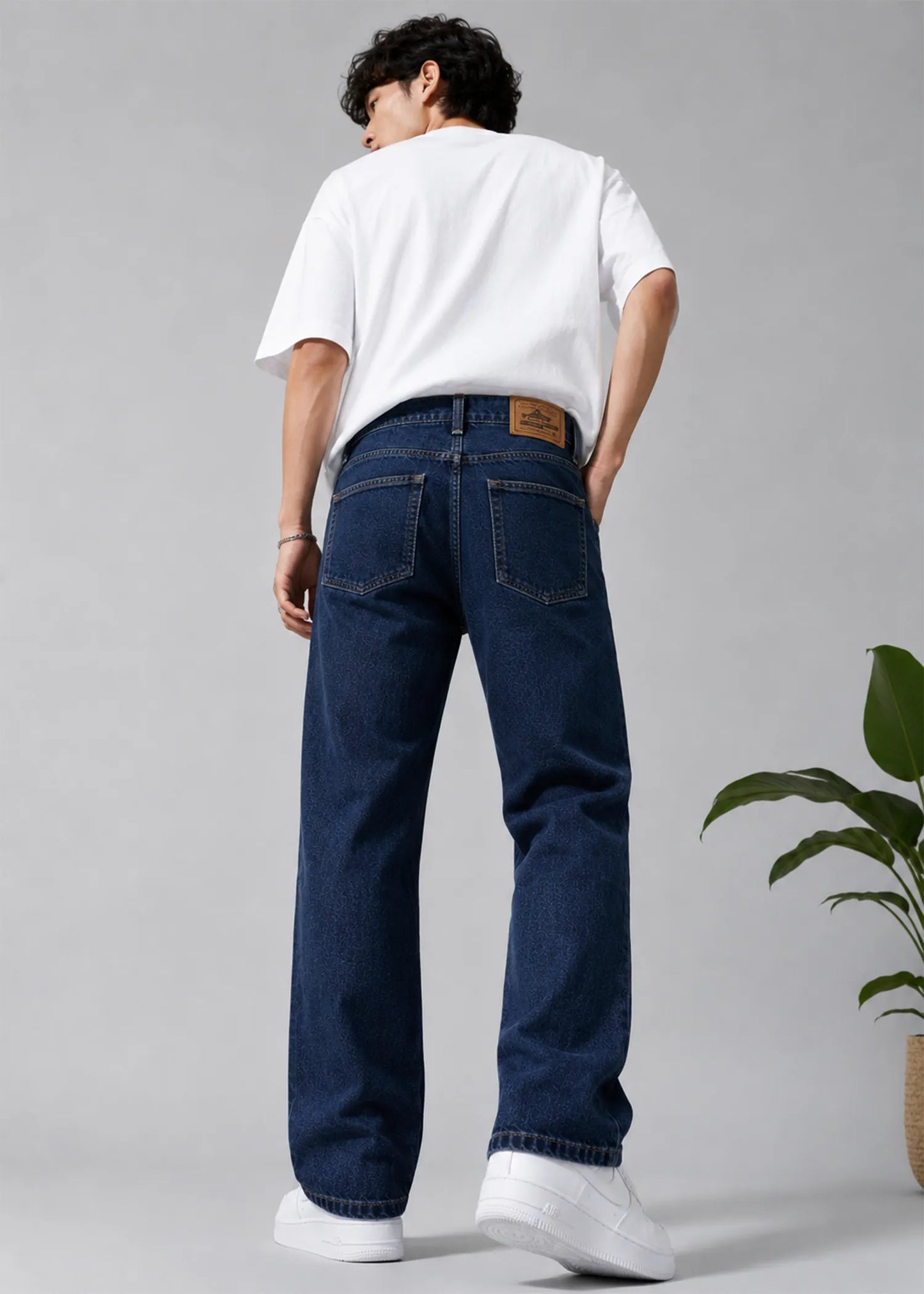 Wrangler Men's Straight Fit Jeans Blue US 597