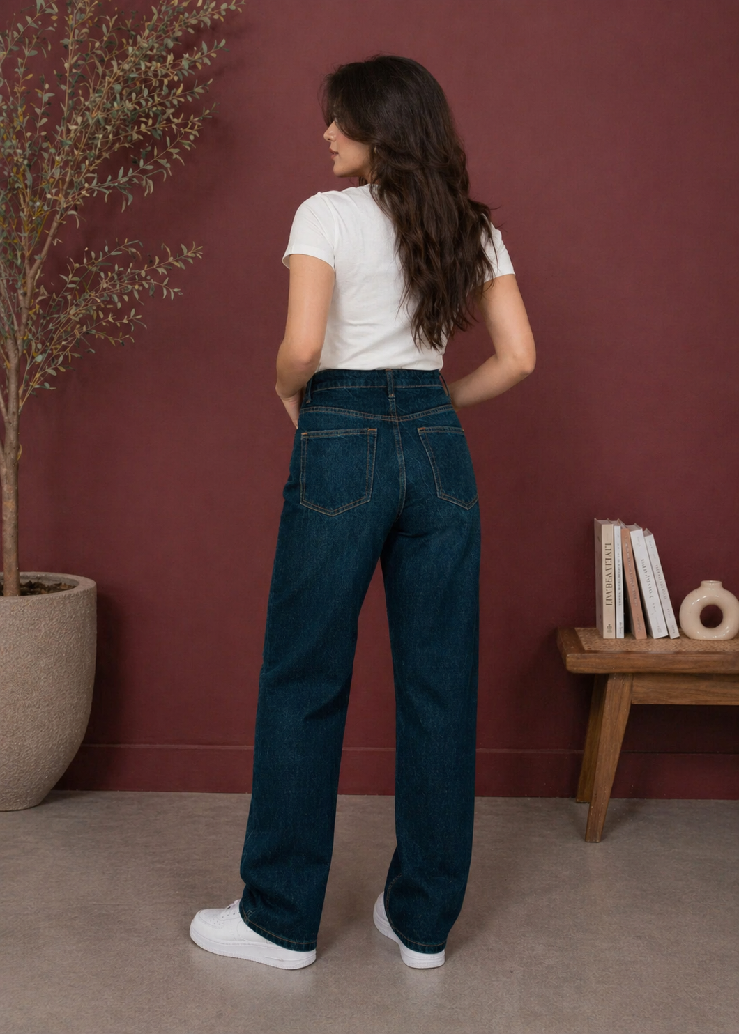 H&M-Straight fit Woman Jeans US 820