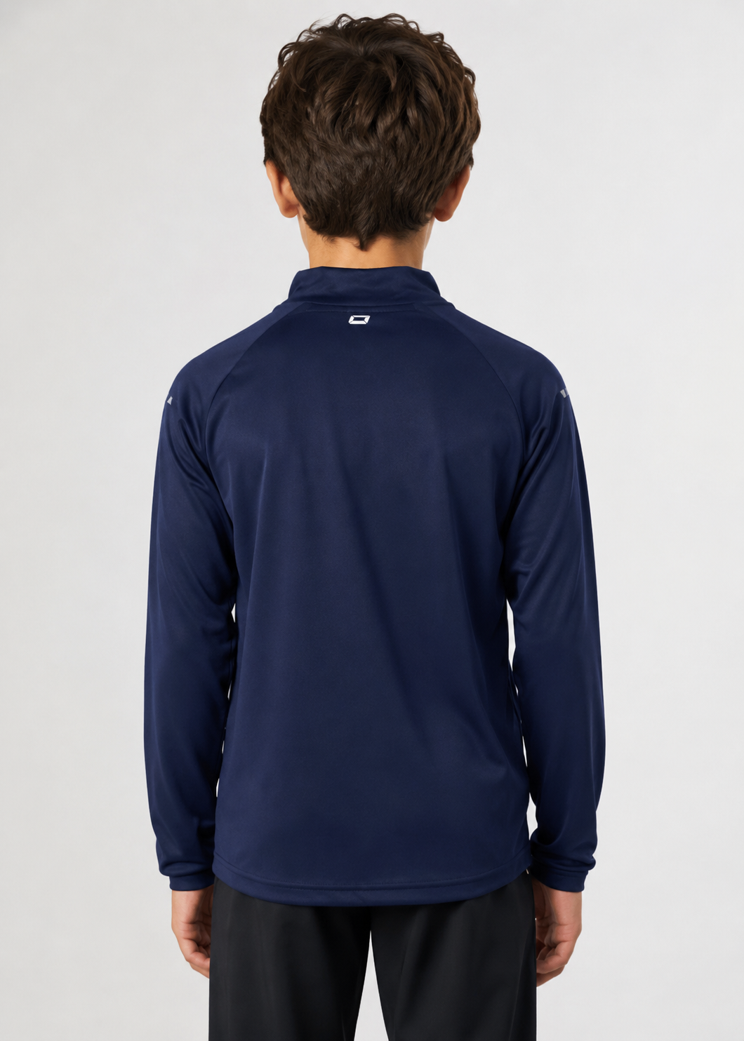 Stanno-Kids Quarter Zipper Navy White