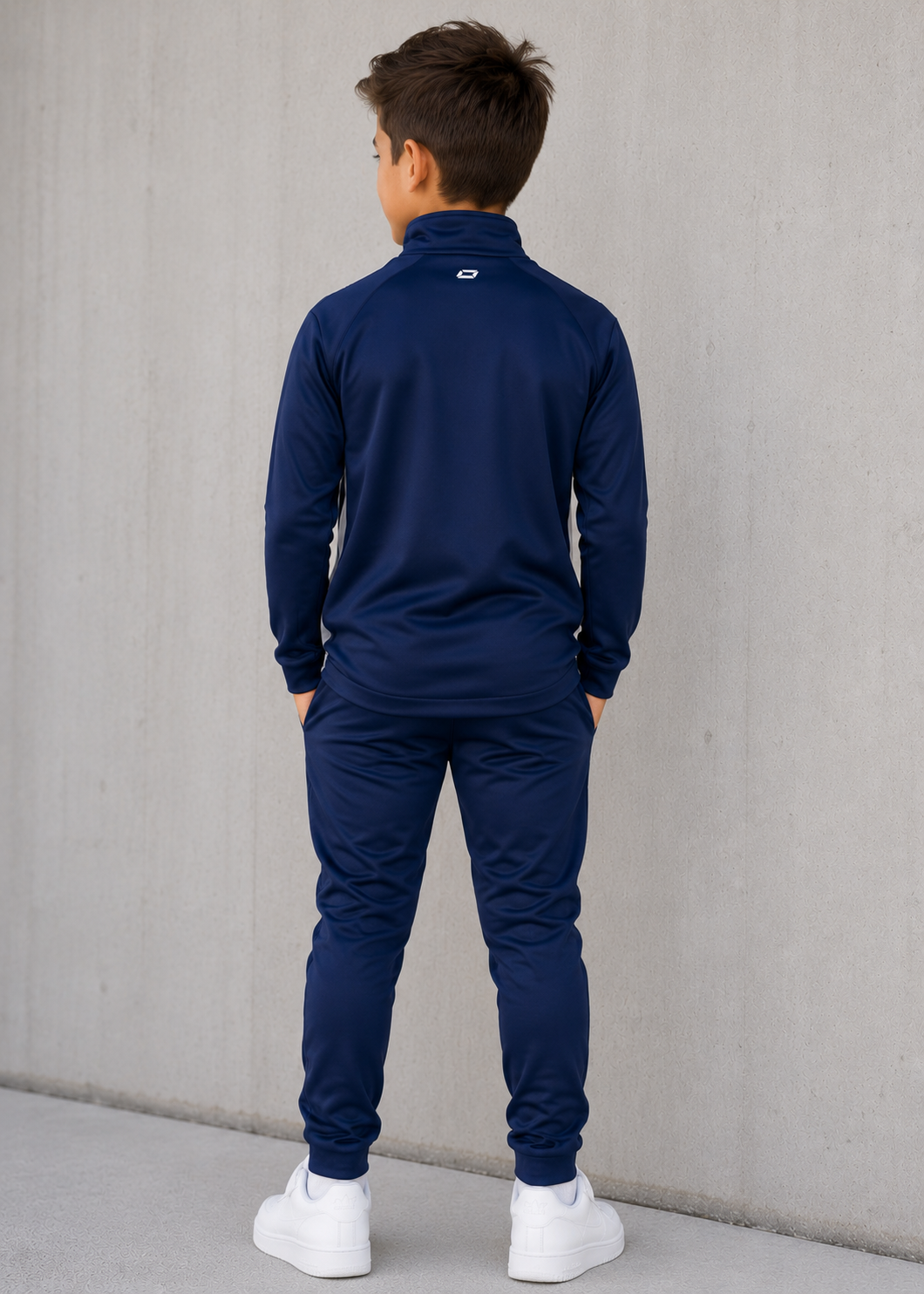 Stanno-Kids Jacket Full Zip Navy White