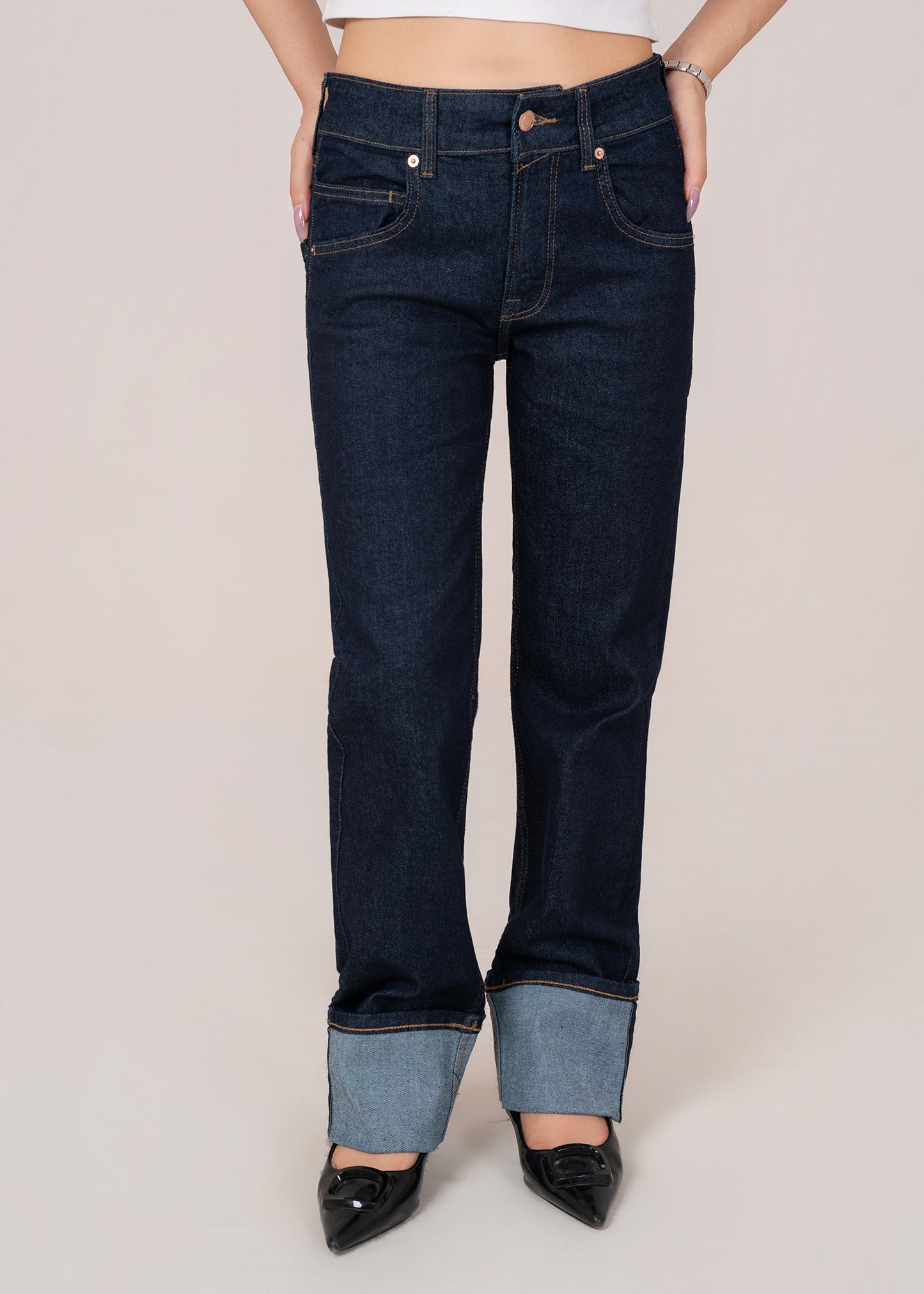 H&M-Straight fit Women Jeans US 0832