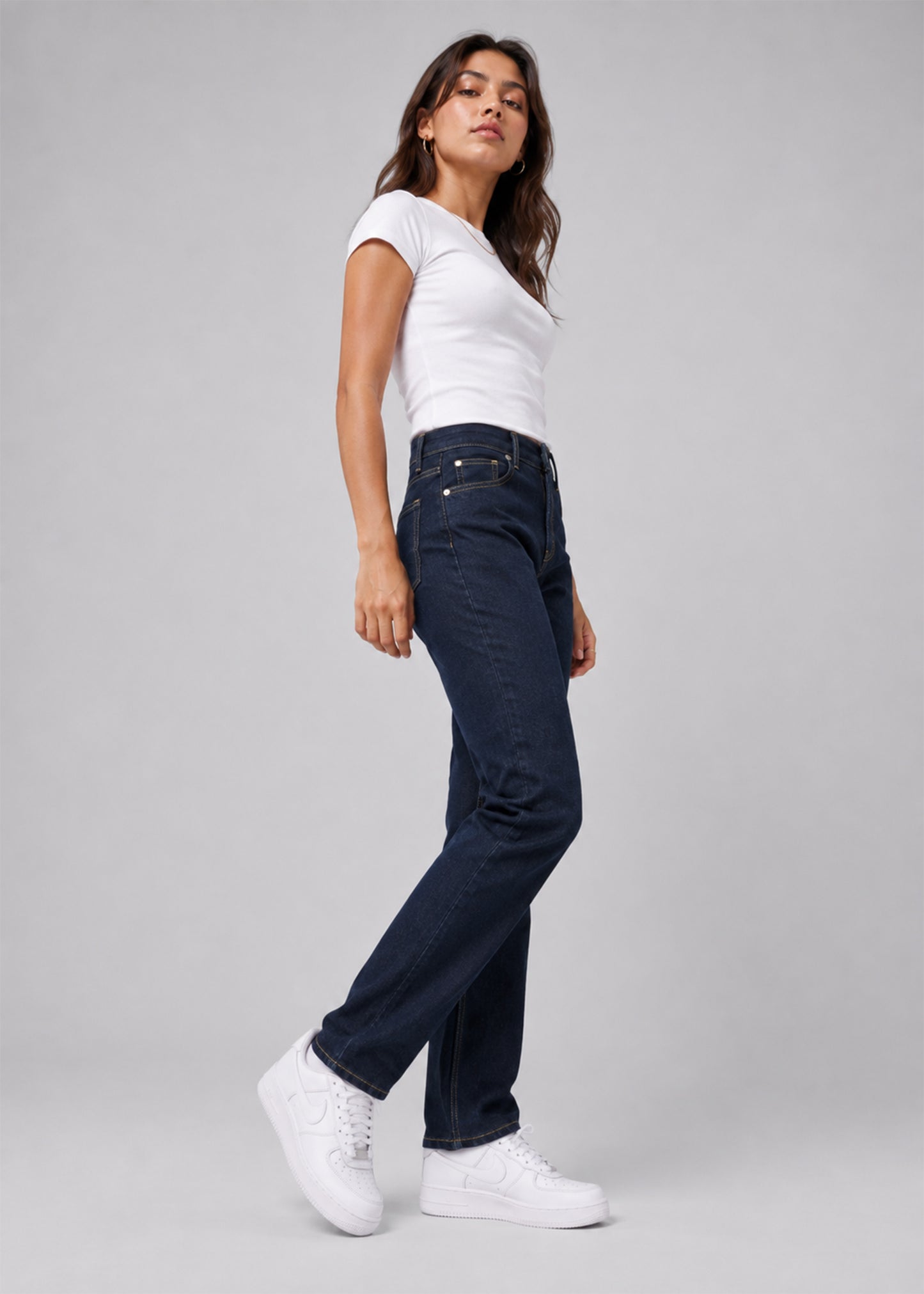 M&S Women Silm Fit Jeans Dark Blue US 700
