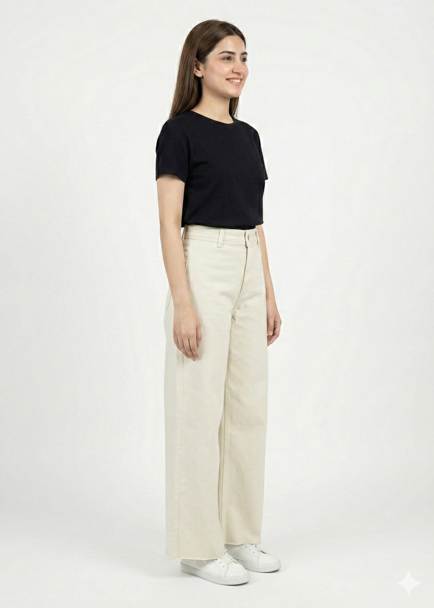 Off White Wide Leg Jeans Dia 189