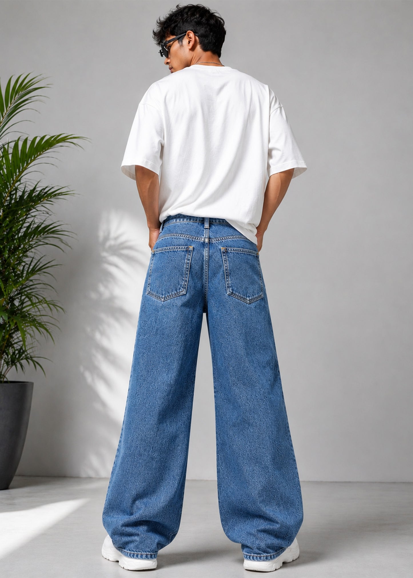 TOPSHOP Men loose Fit jeans Blue Dia 658
