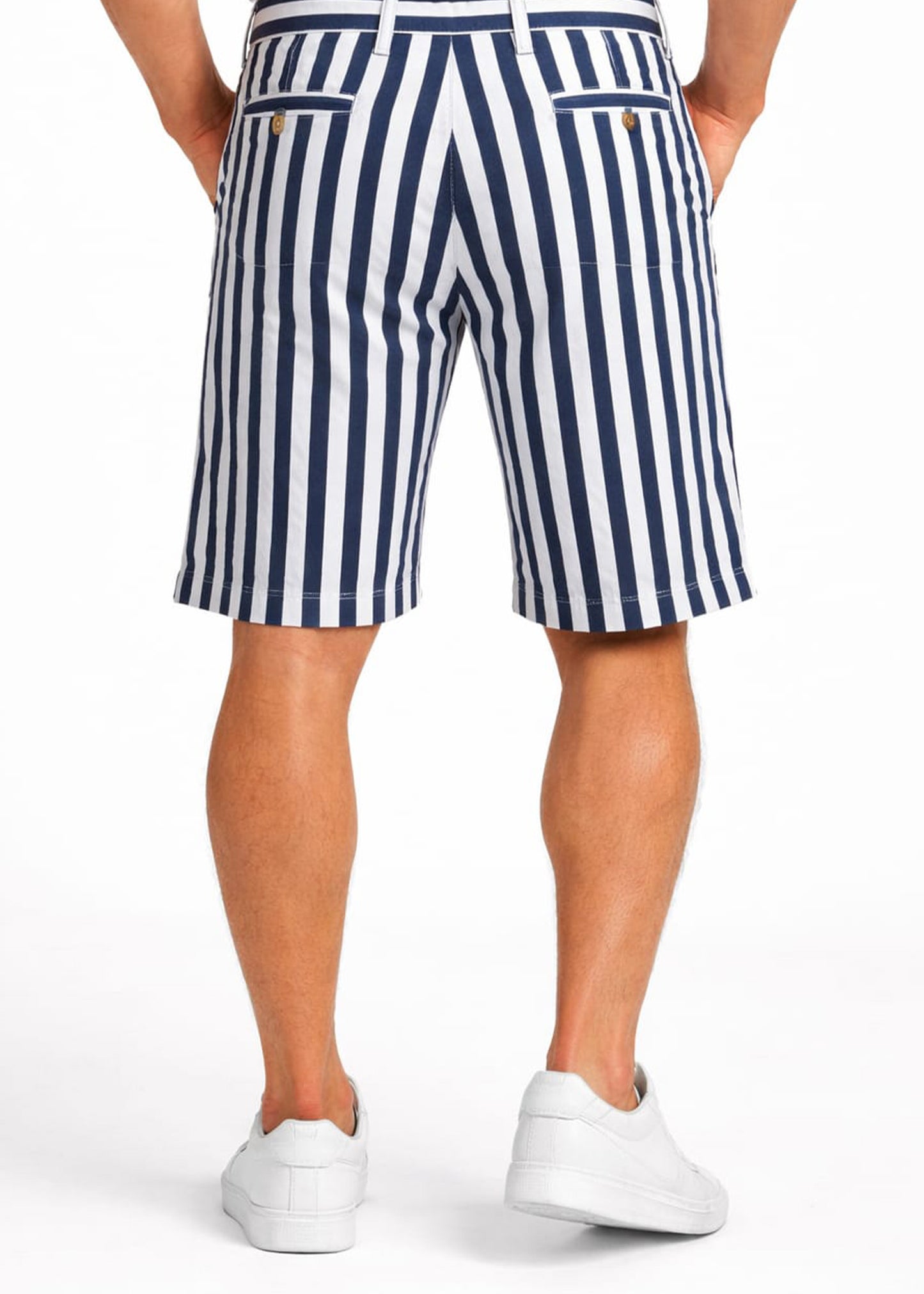 Johnny-Men Stripes Printed Shorts SD