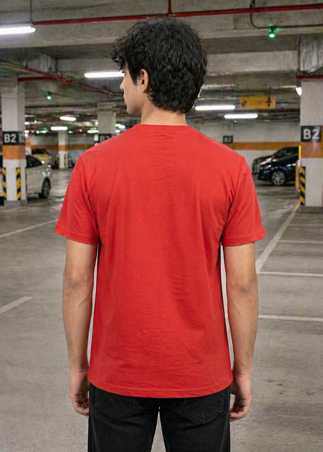 Voi Jeans Co.-Men T-Shirt Red 06