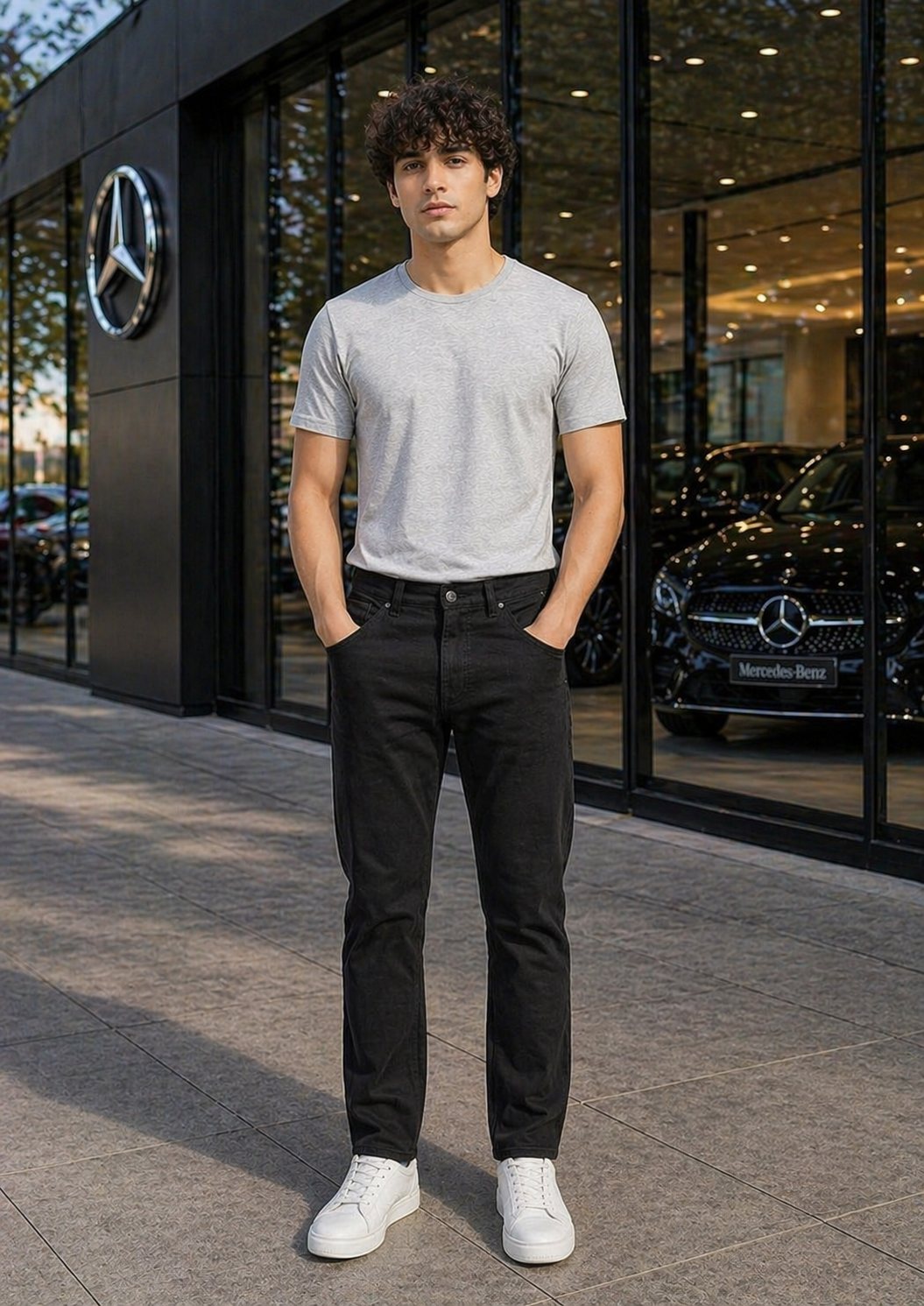 Stooker-Straight Fit Jeans STR Black 18