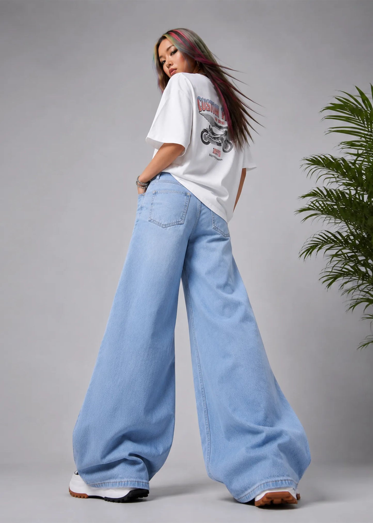 Street One Women Wide Leg Jeans Blue 545