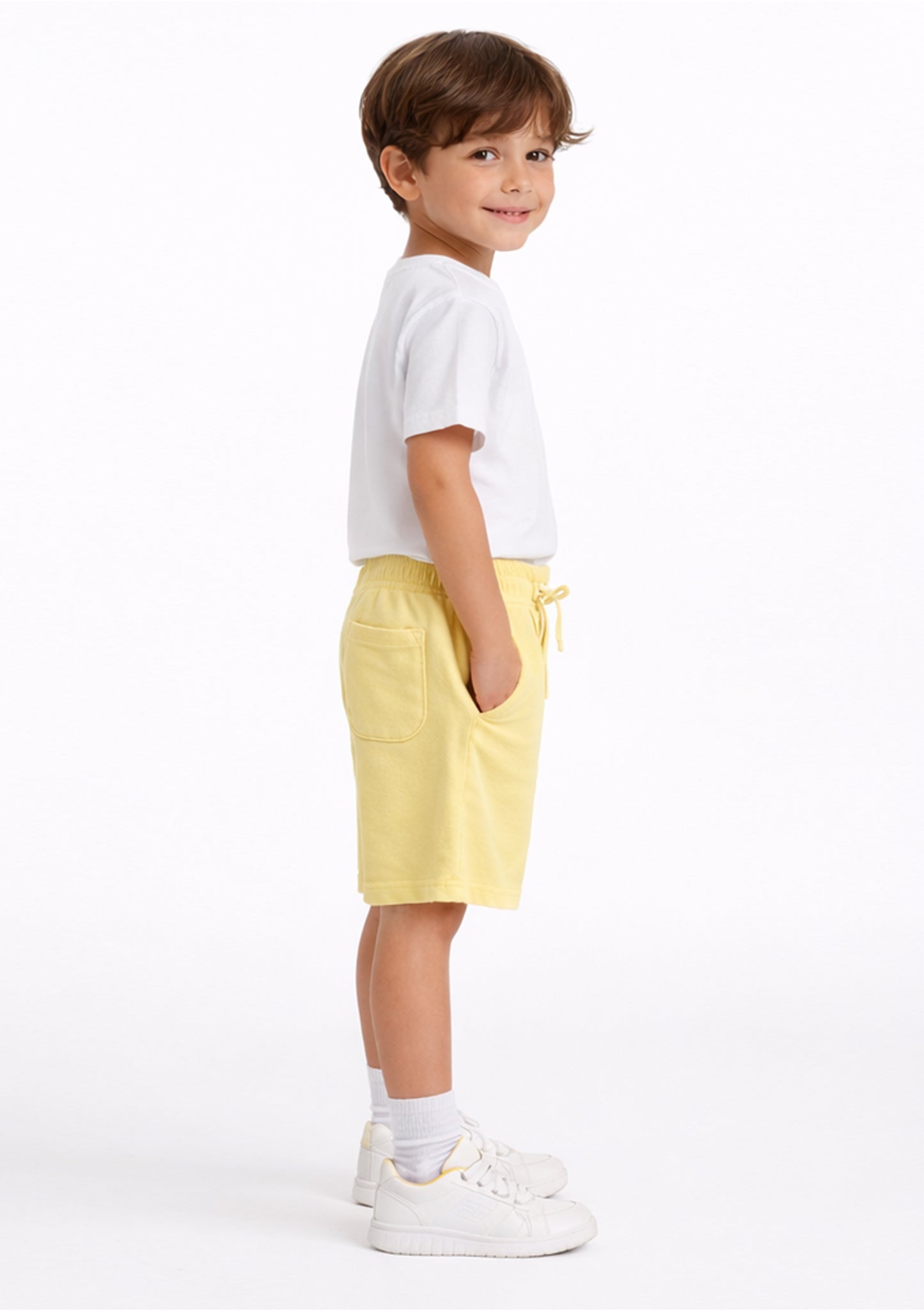 Primark-Boys Terry Shorts Yellow