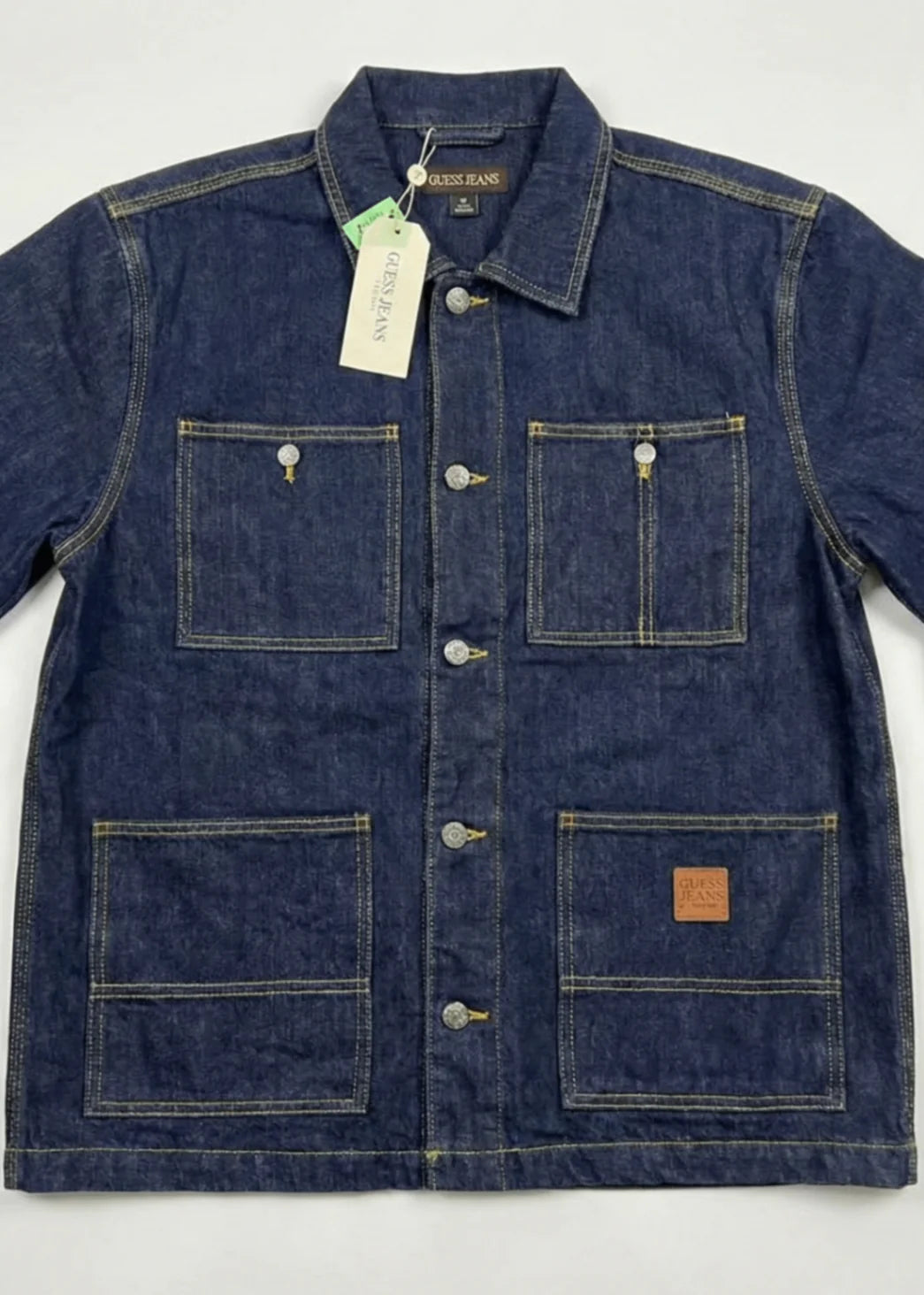 Guess-Men Denim Jacket - Blue