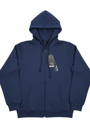 Janina-Fleece Hood Jnina Navy Blue