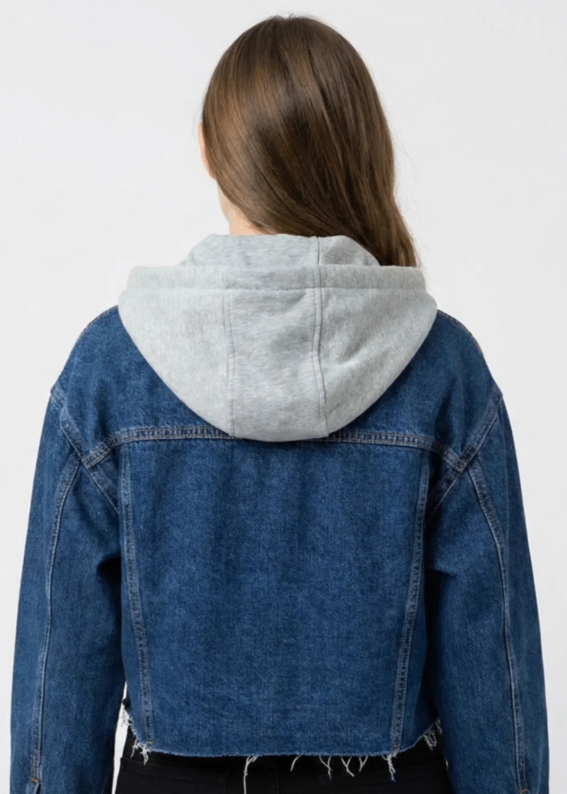 Guess-Crop Hood Denim Jacket-08