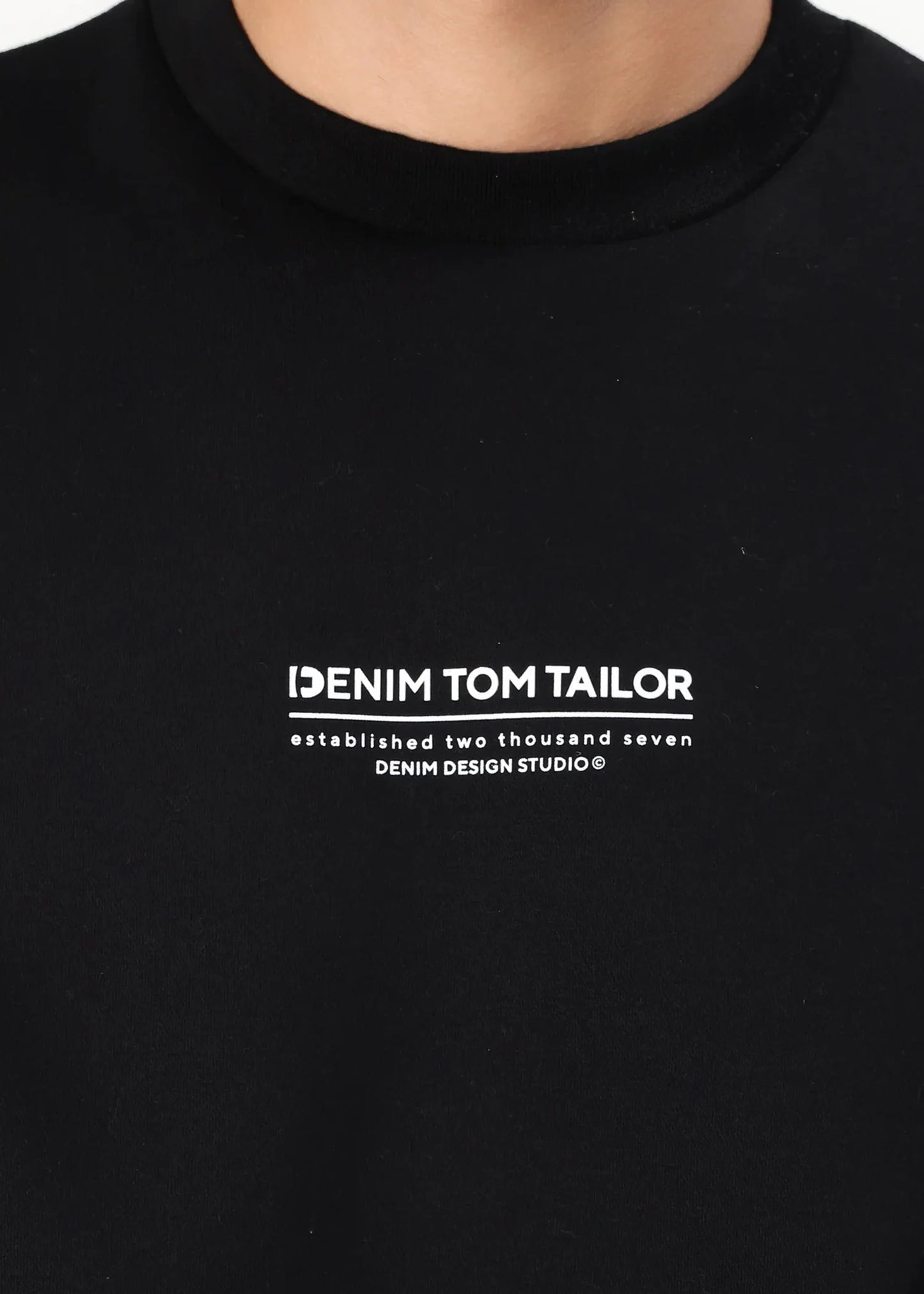 Tom Tailor-Fleece Sweatshirt TT Black
