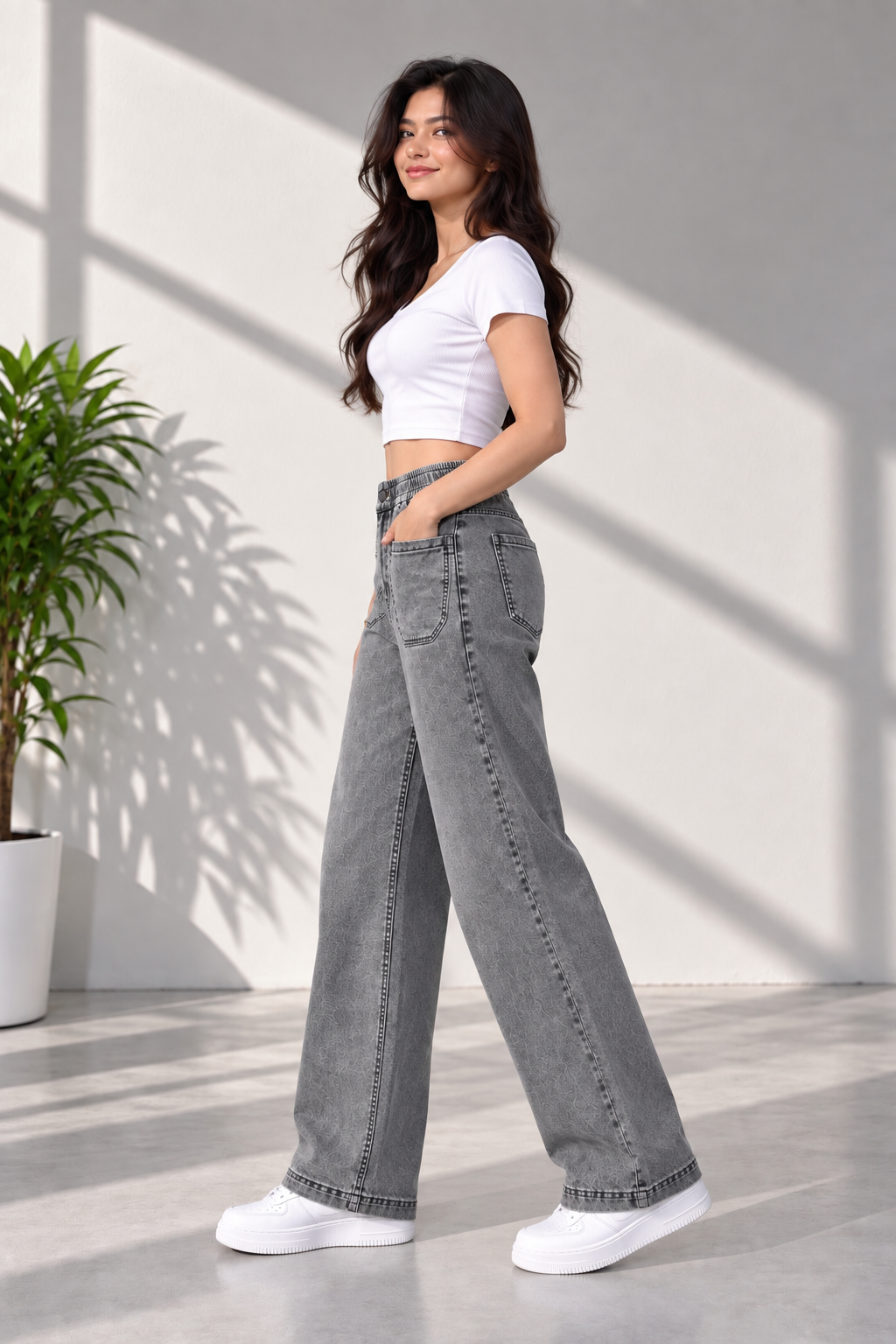 Street-One Women Comfort Straight Fit Stretch Denim 857