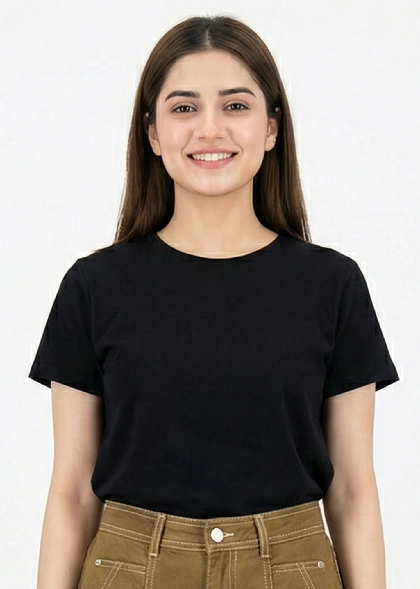 Pilcro-Brown Cargo Jeans Mom Fit Dia 244