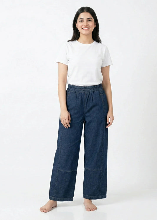 Pilcro-Short Length Wide Leg Jeans - DIA 401