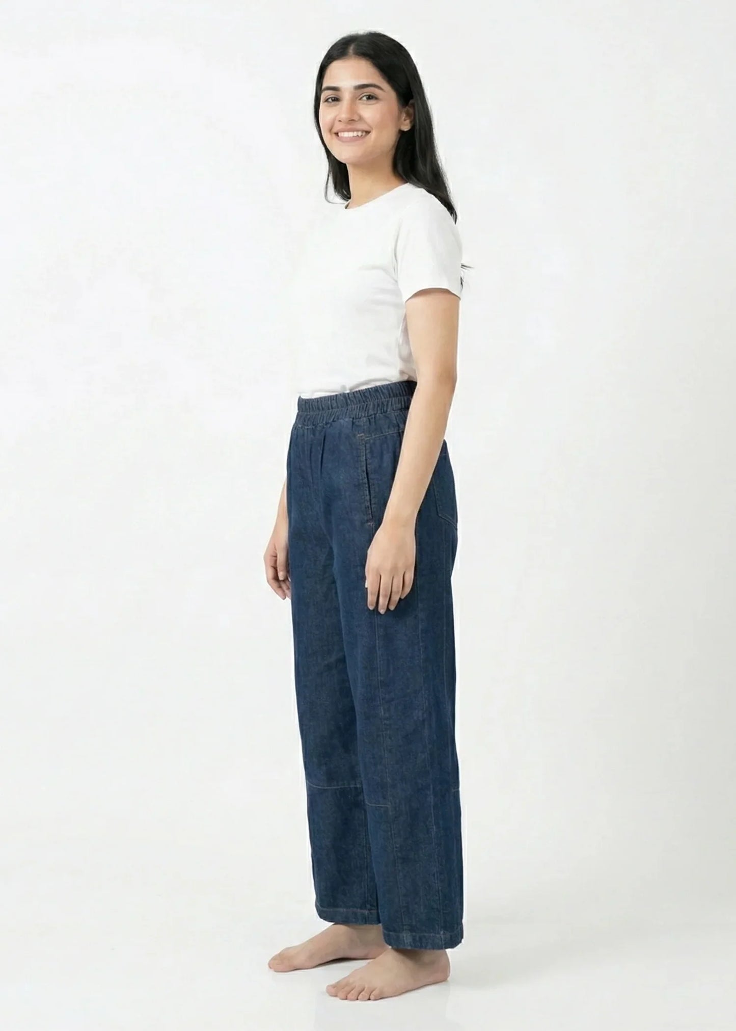 Pilcro-Short Length Wide Leg Jeans - DIA 401