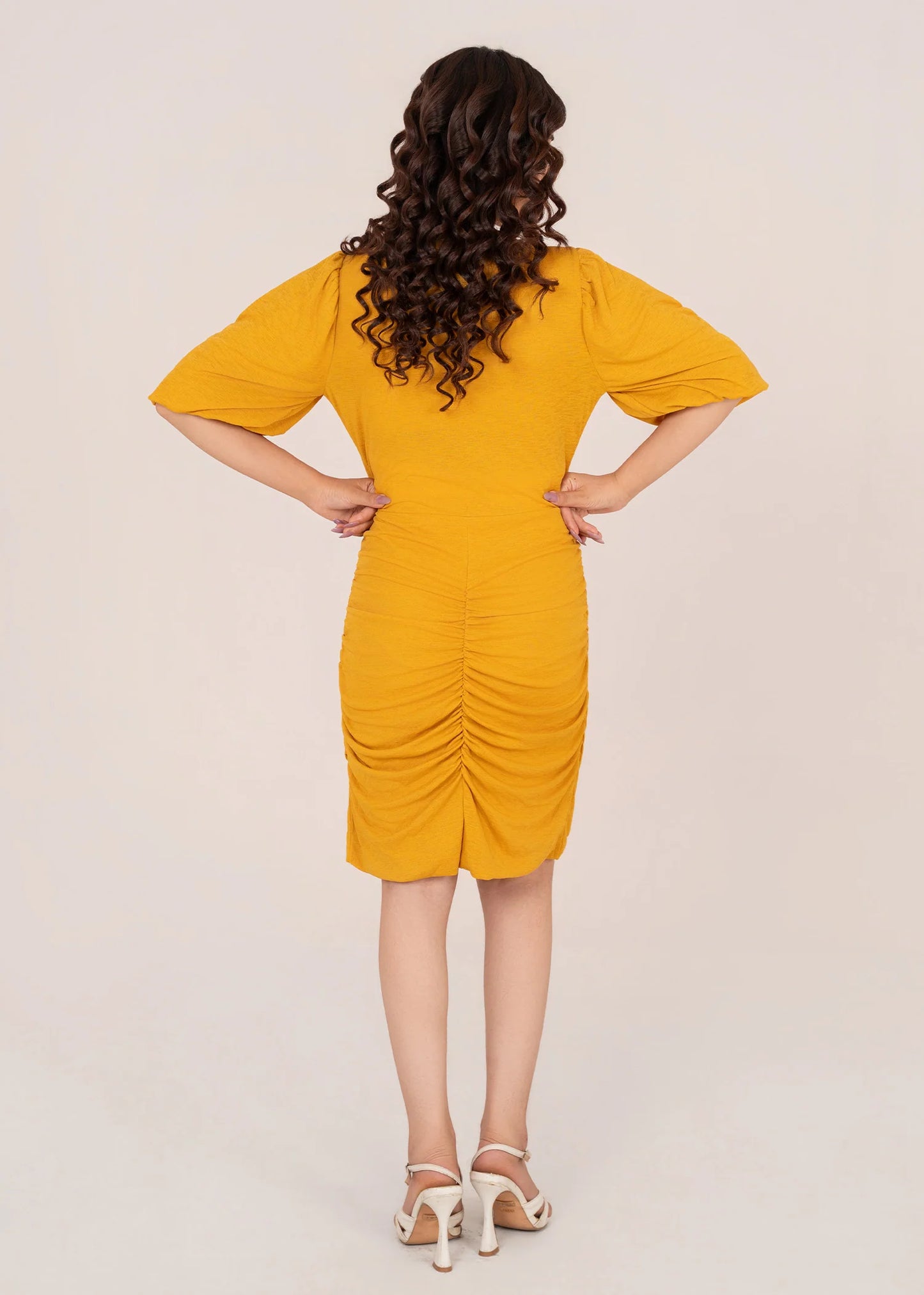 Pakistani Brands LO-Women Seventies Dive Top Mustard 06