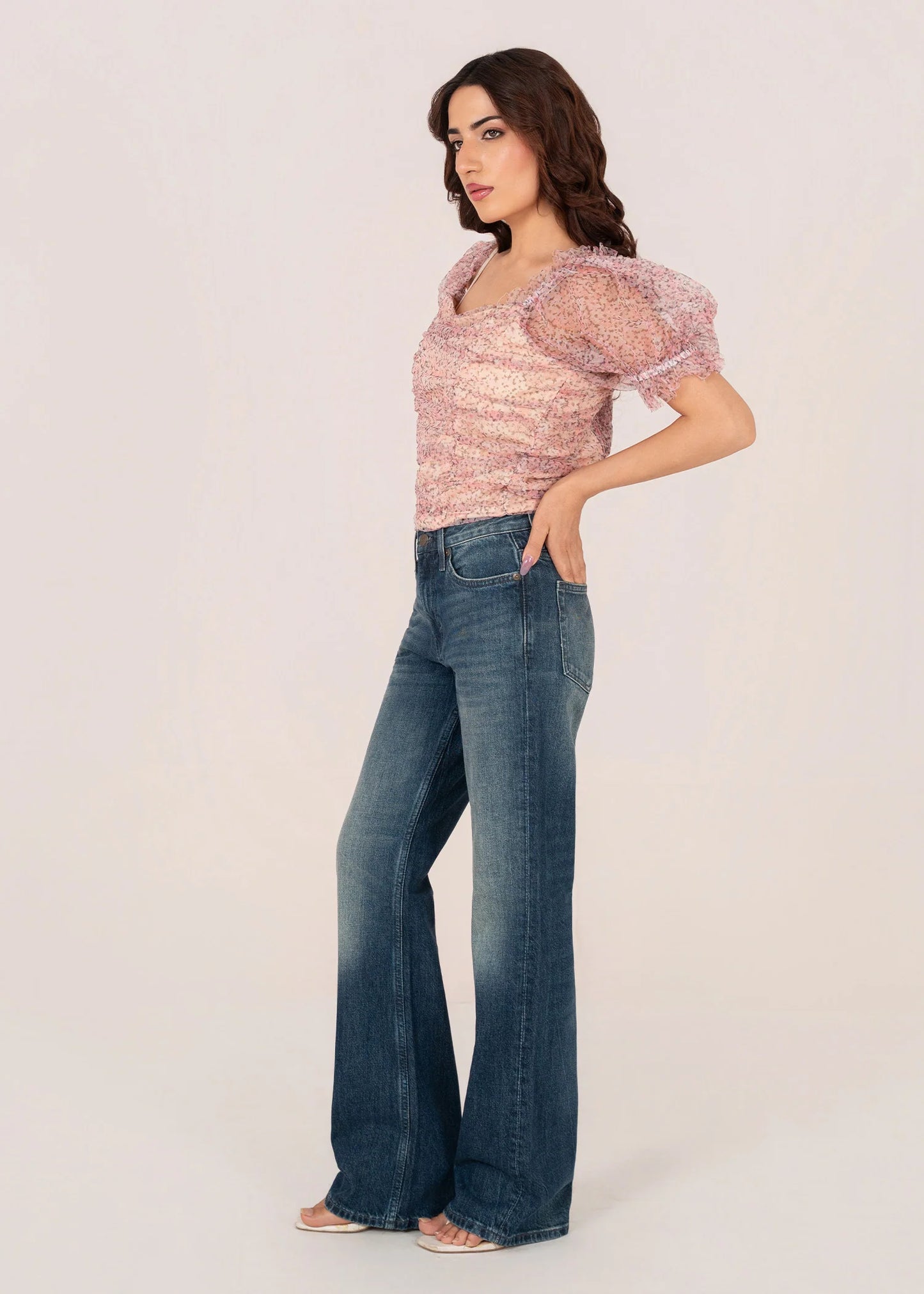 Pakistani Brands LO-Women Rom Con Top Pink 04