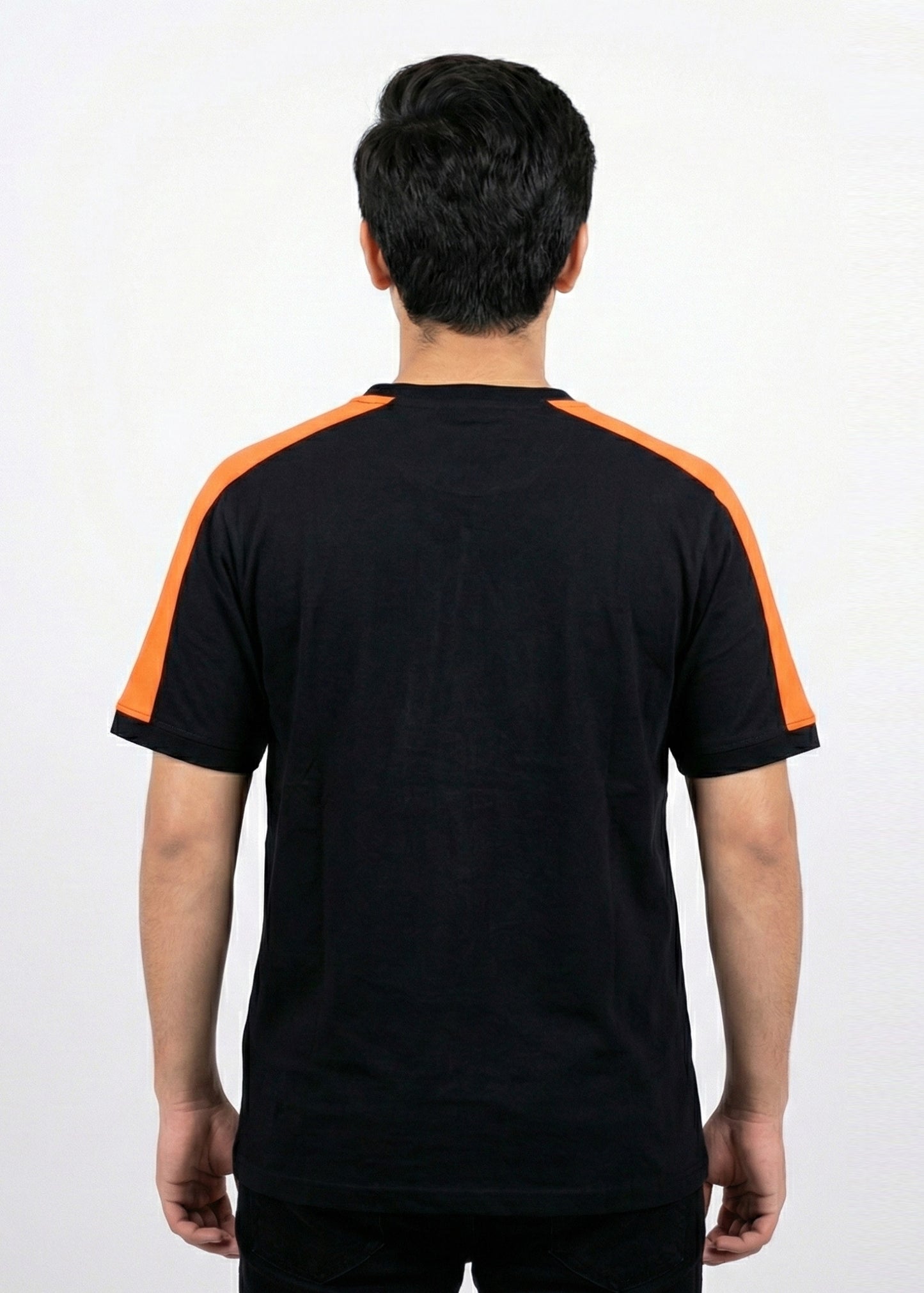 Projob-Men T-Shirts Black/Orang 02
