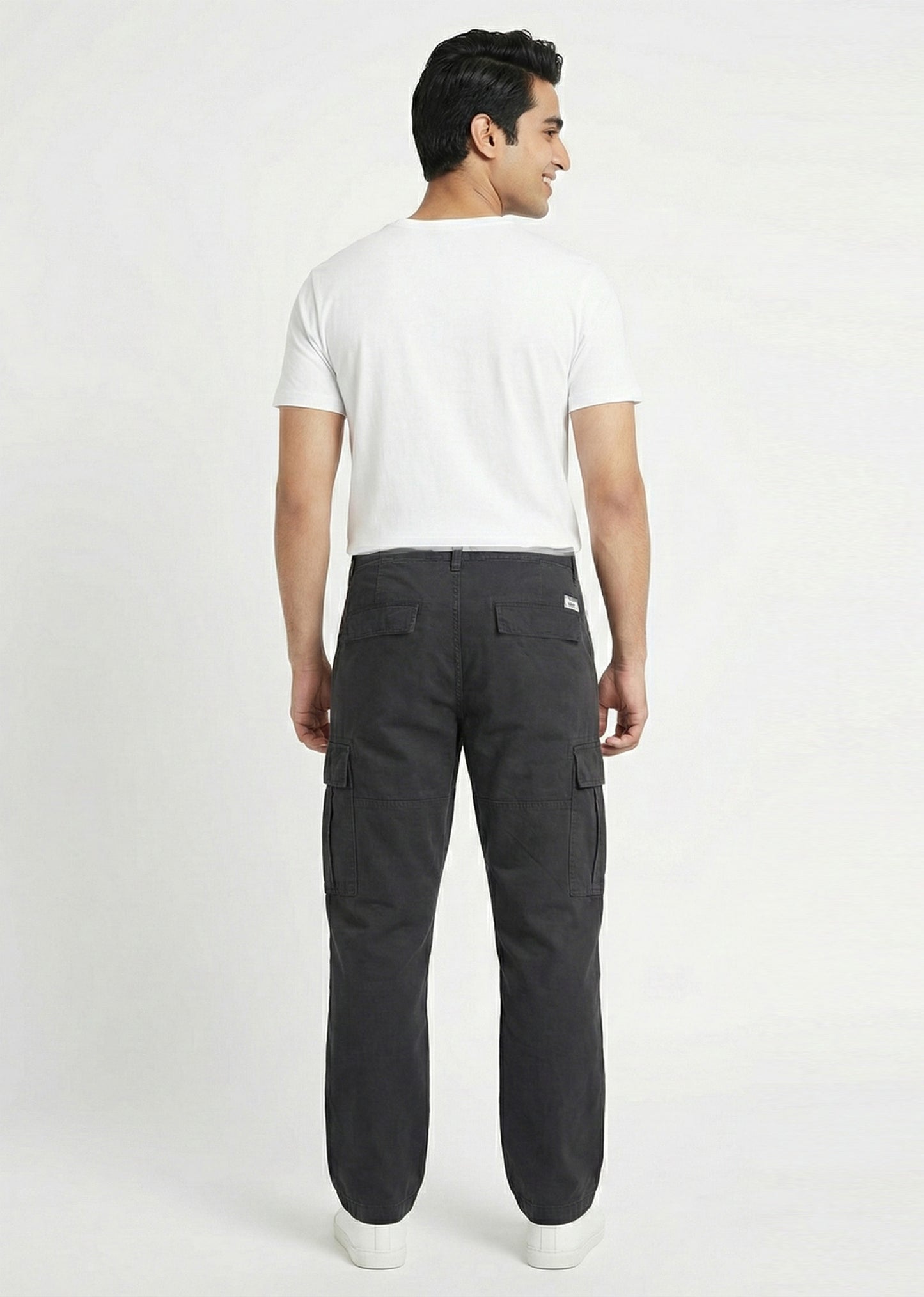 Jack & Jones-Smart Loose Fit Cargos Pants Black 08