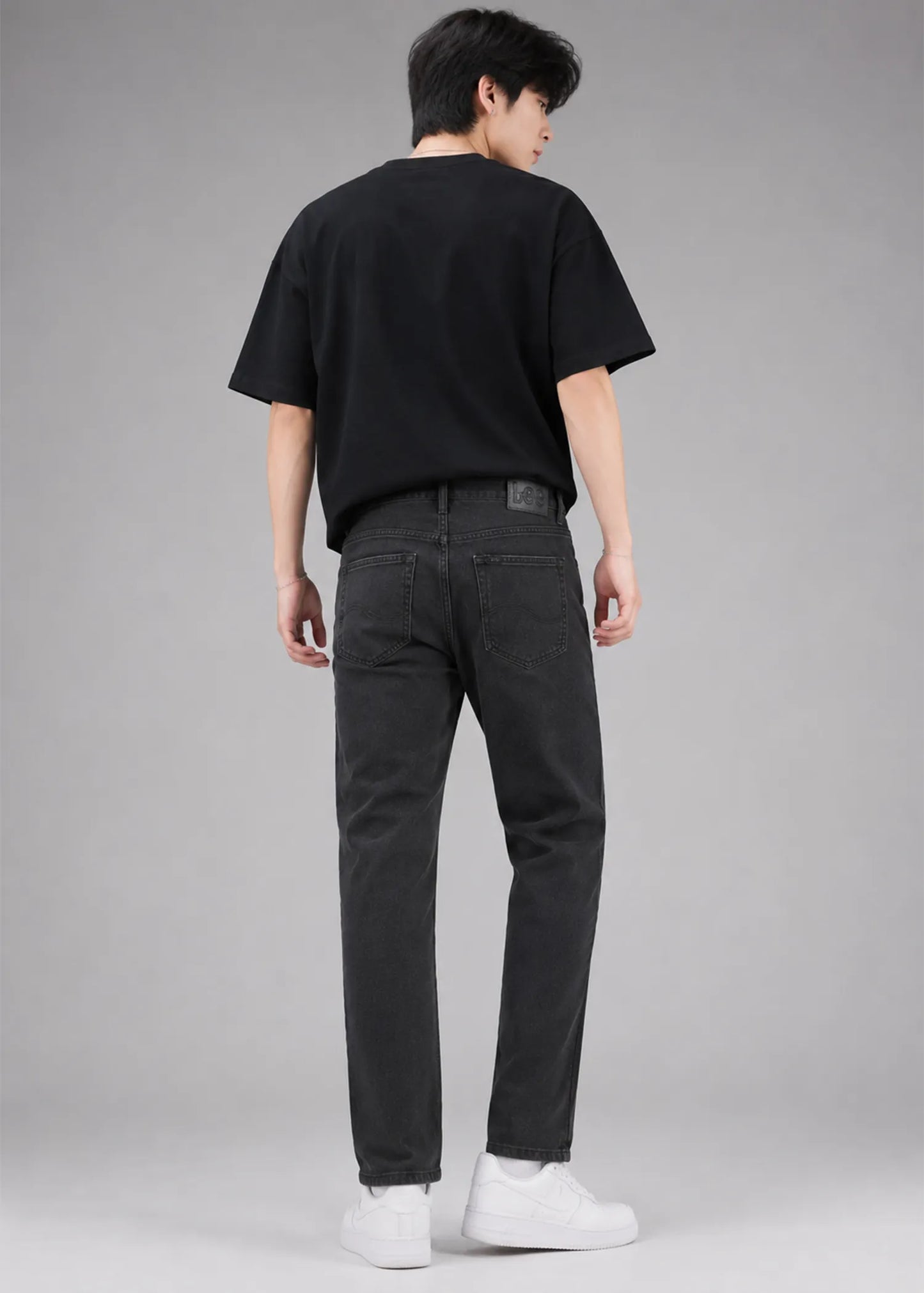 Lee Men Straight Fit Jeans Black US 614