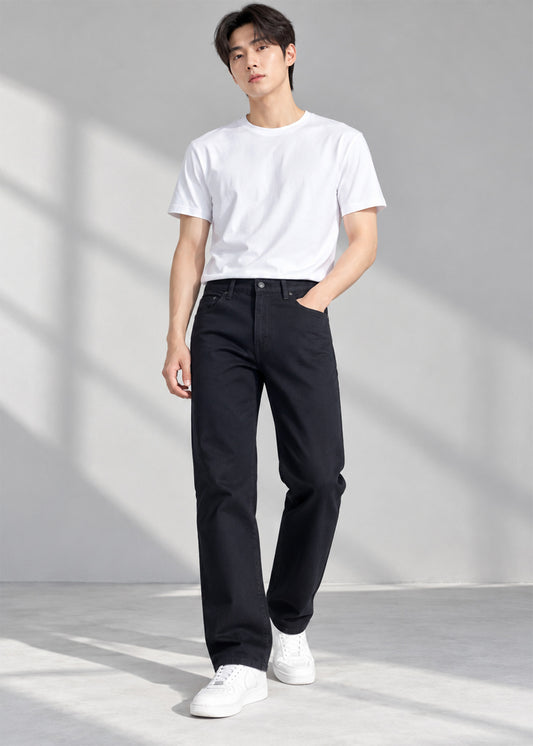 C&A Men Straight Fit Jeans Black US 790