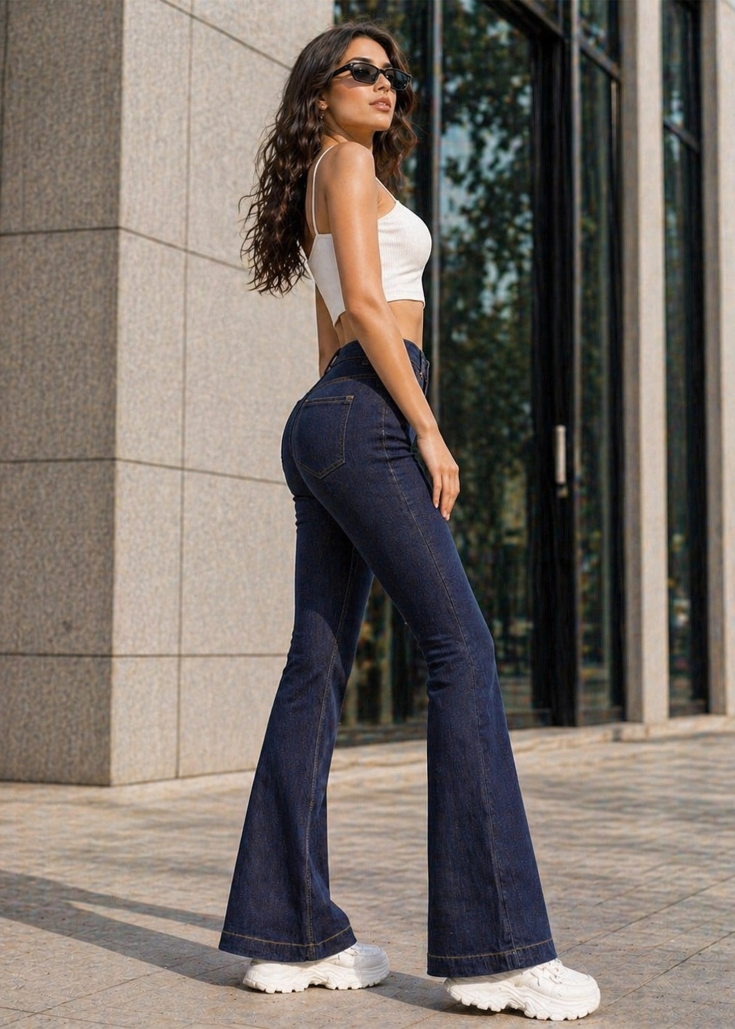forever 21-Bootcut Women Jeans MG Blue 507