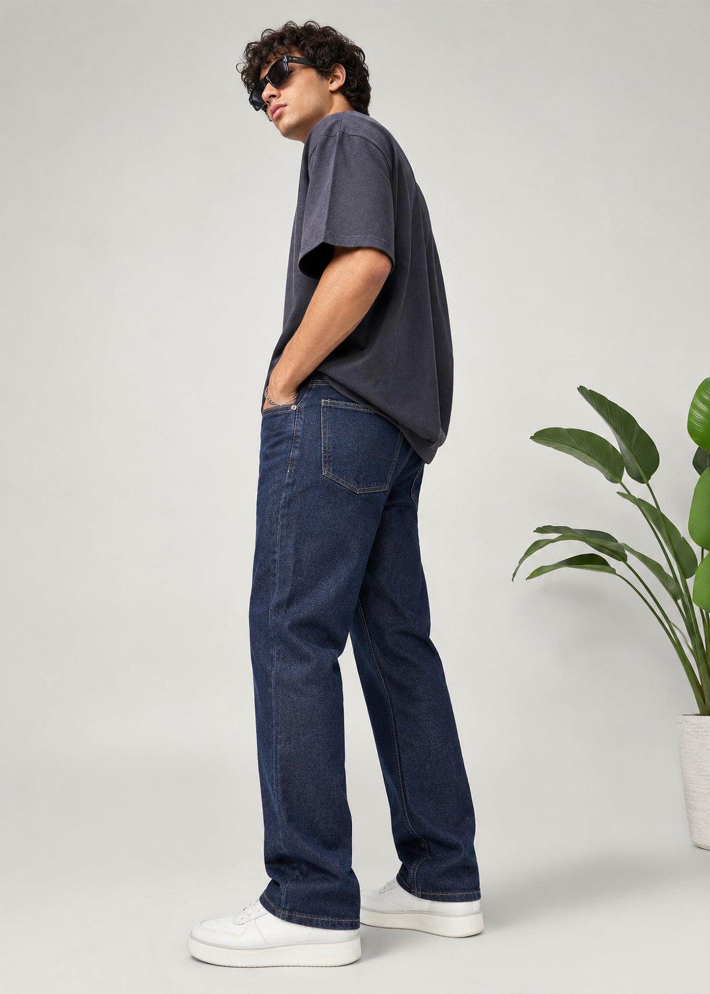 Celio Men's Straight Jeans Blue Dia 569