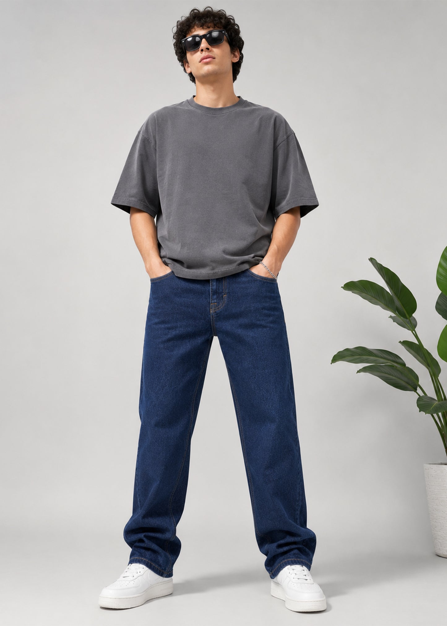 Celio Men's Straight Jeans Blue Dia 569