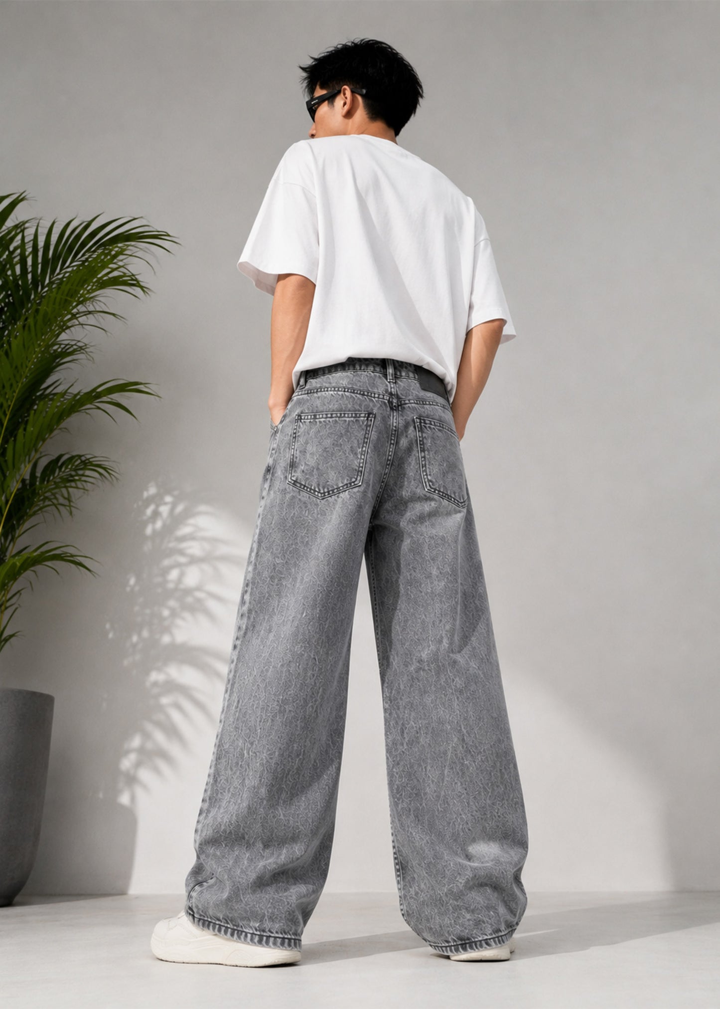 TOPSHOP Men loose Fit jeans Grey Dia 659