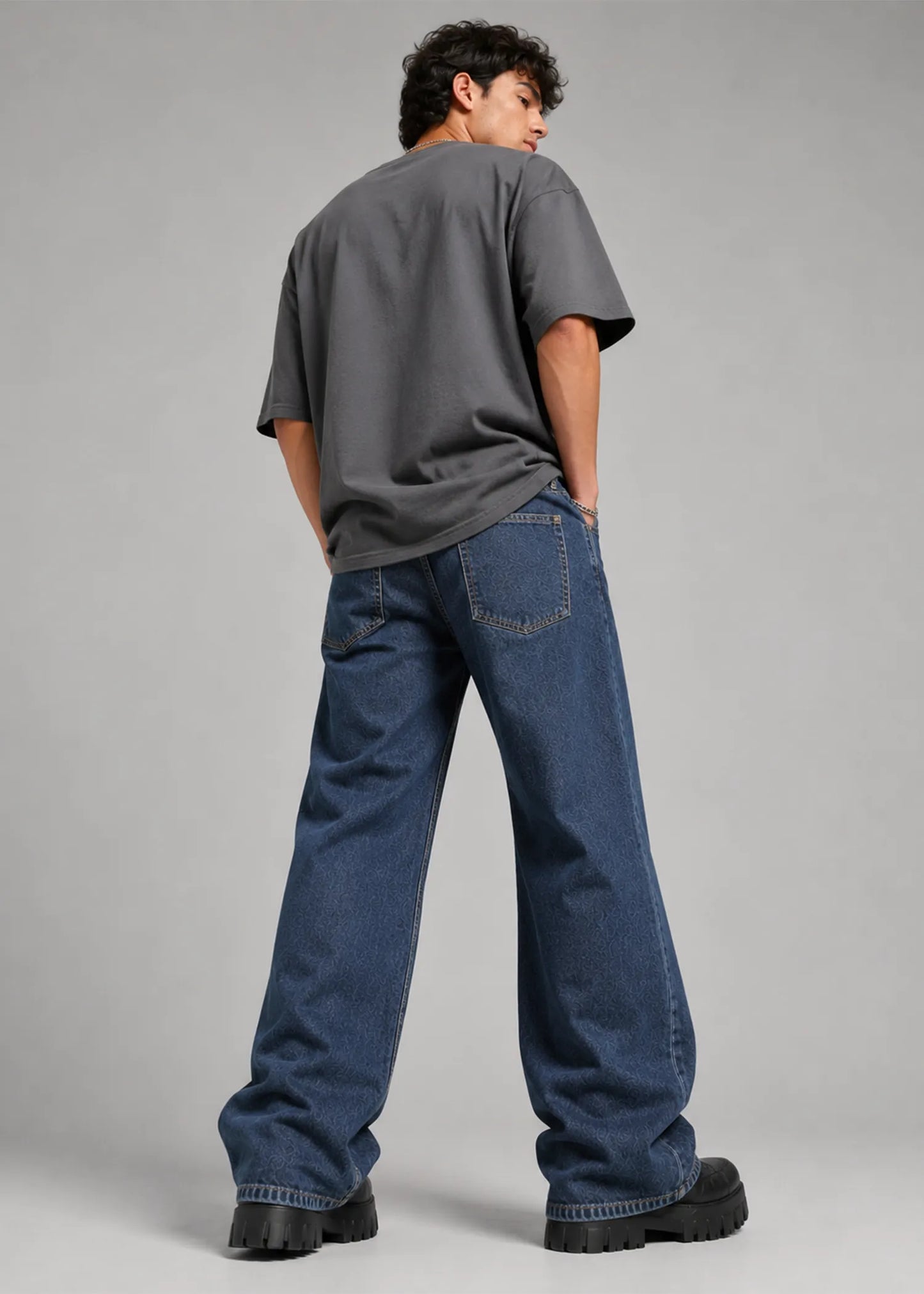 M&S Men's Straight Fit Jeans Blue US 576