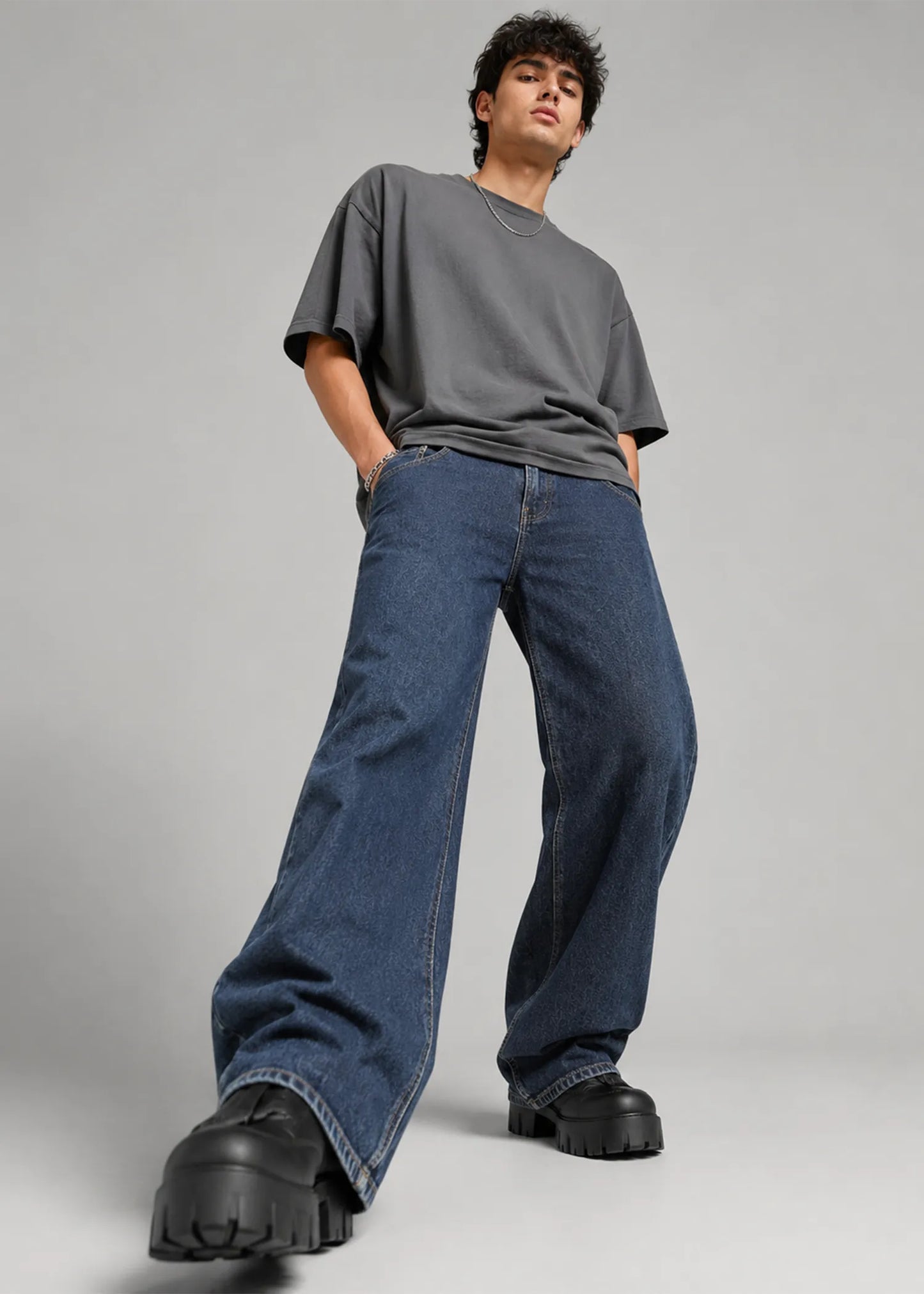 M&S Men's Straight Fit Jeans Blue US 576