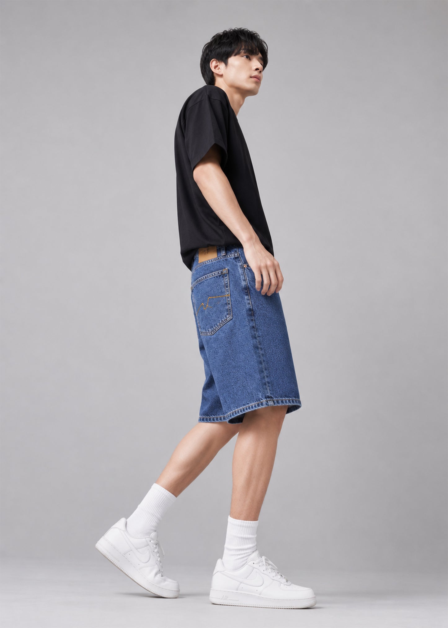 M&S Men Denim Short Blue US 606