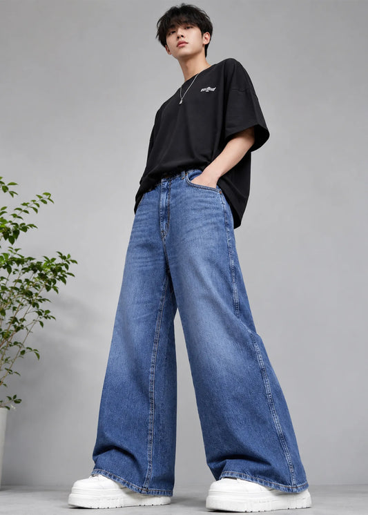 Wrangler Men Loose Fit Jeans Blue US 617