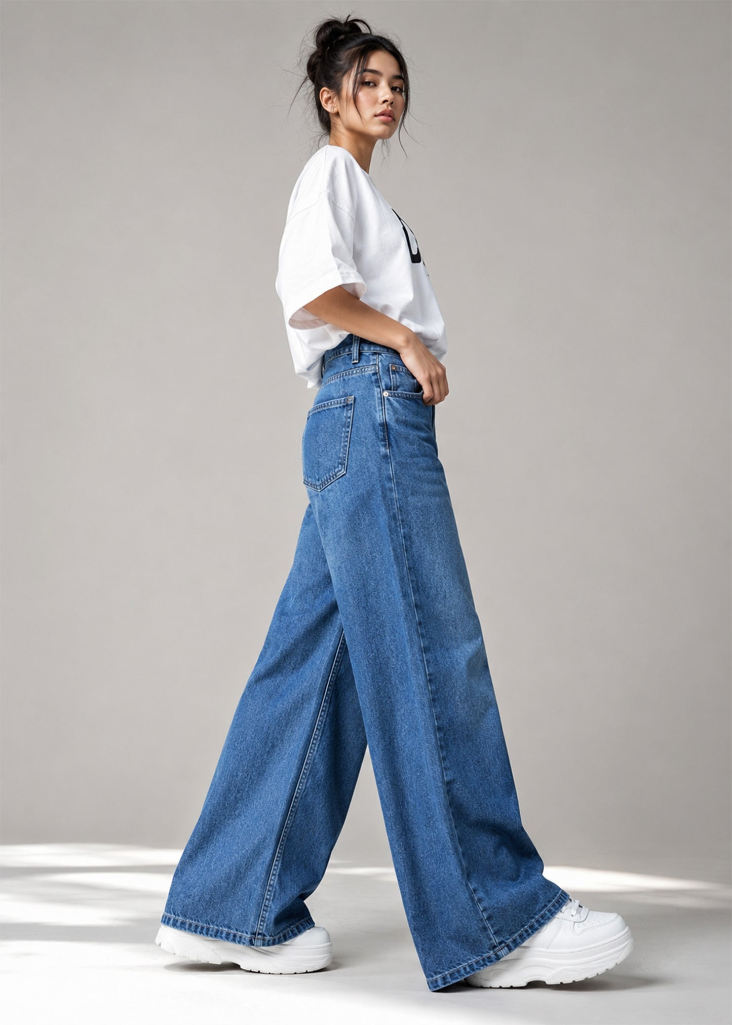 TU Women Wide Leg Jeans Blue US 630