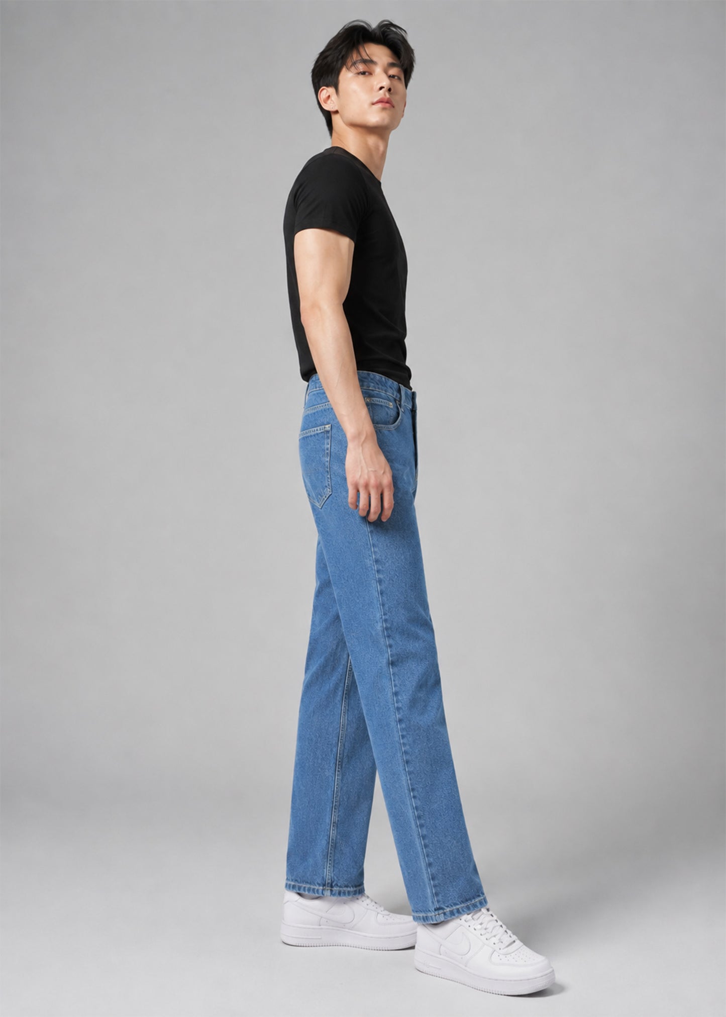 H&M Men Straight Fit Jeans Blue US 661