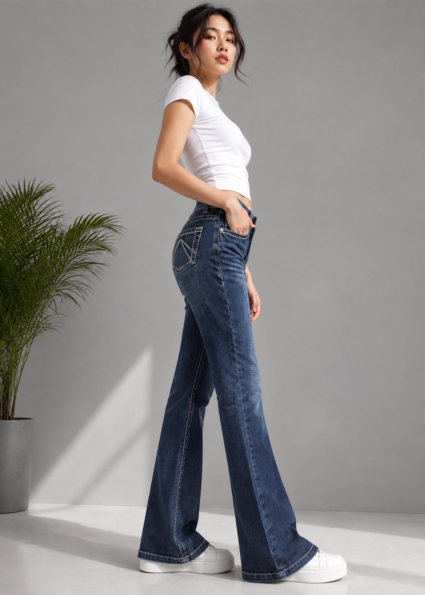 Ariat Women BootCut Jeans Blue US 668
