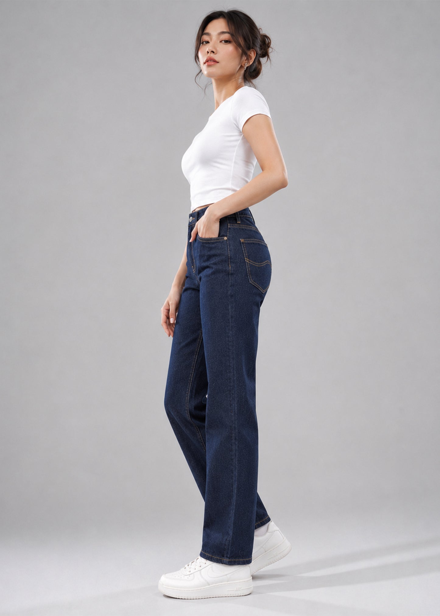 Lee Women Straight Fit Jeans Blue US 672