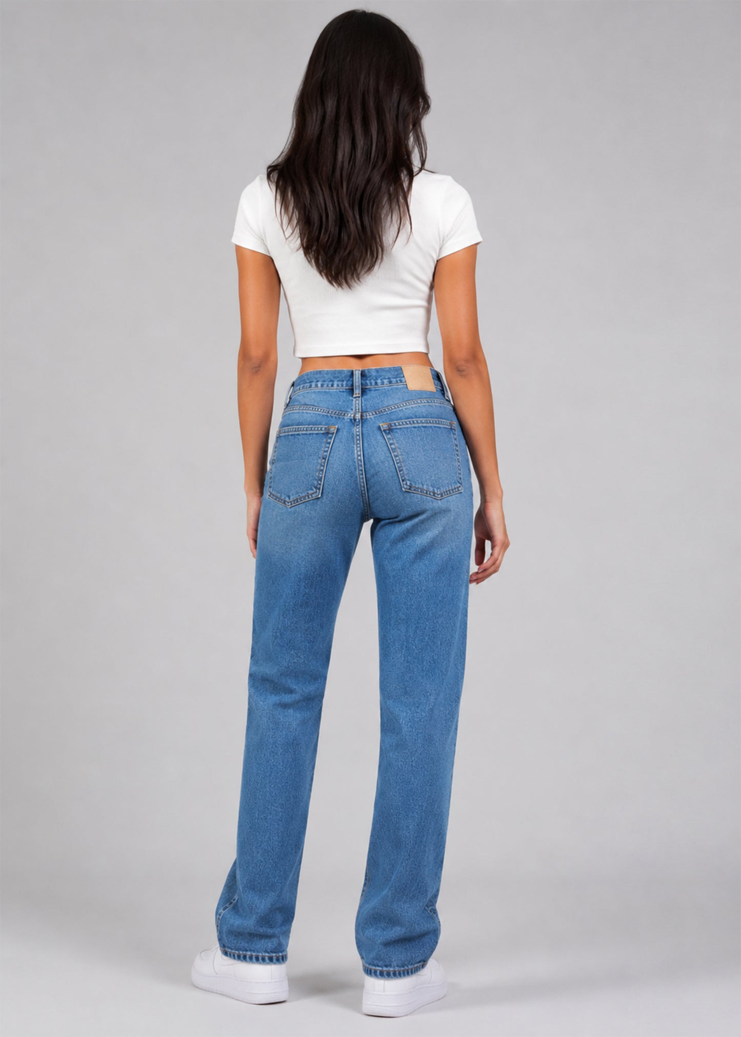C&A Women Straight Fit Jeans Blue US 694