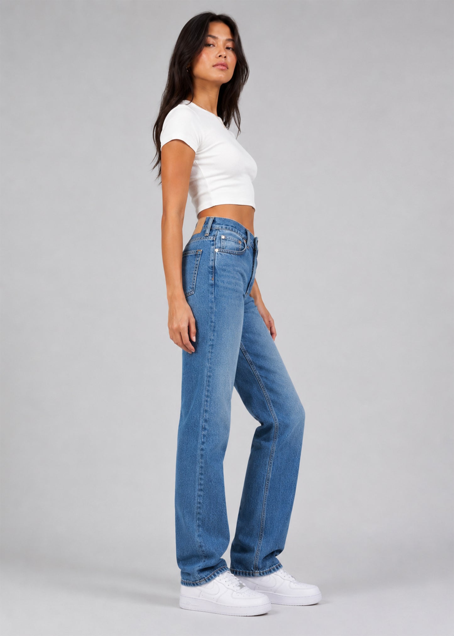 C&A Women Straight Fit Jeans Blue US 694