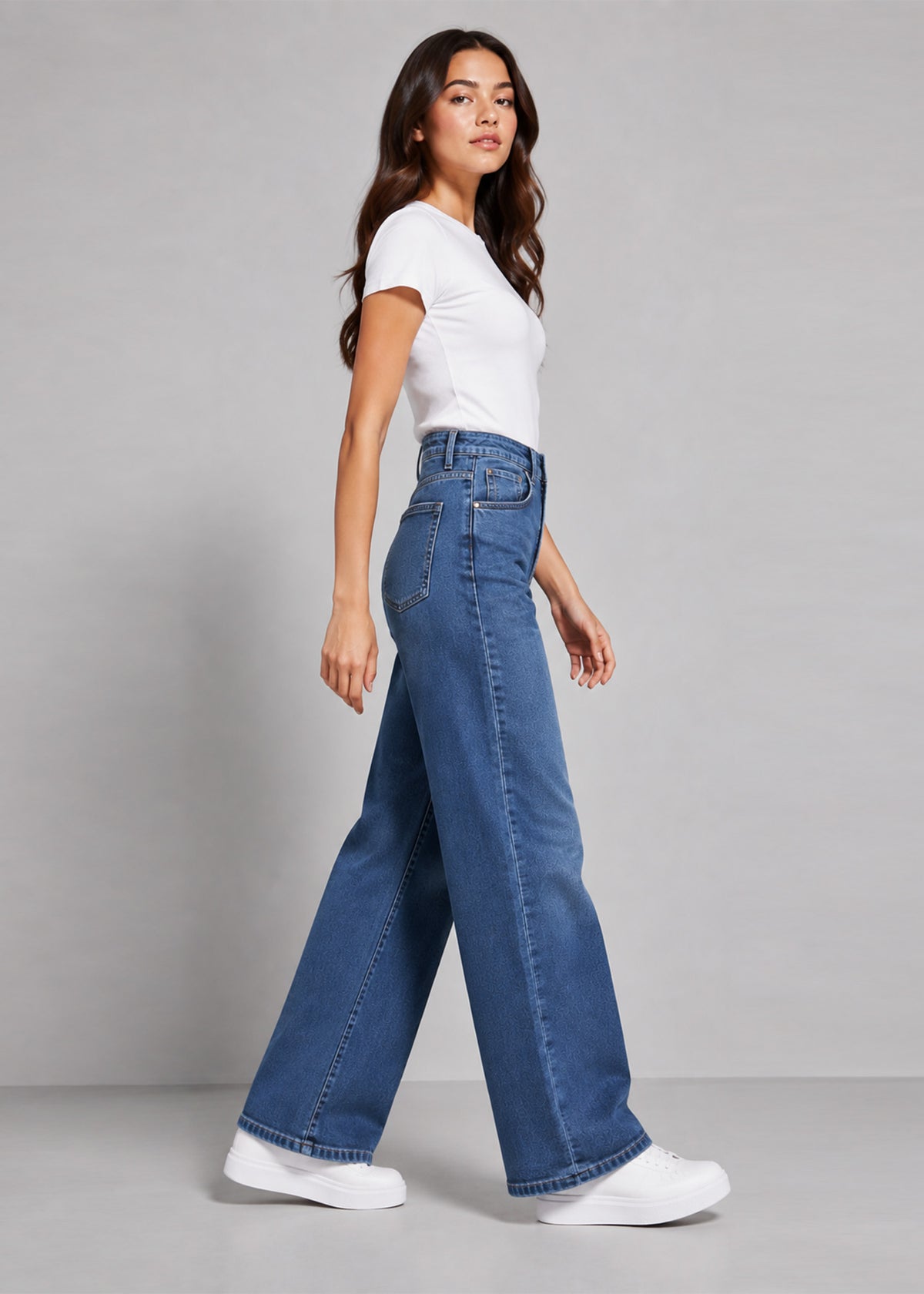 Denim&Co Women Straight Fit Jeans Blue US 744