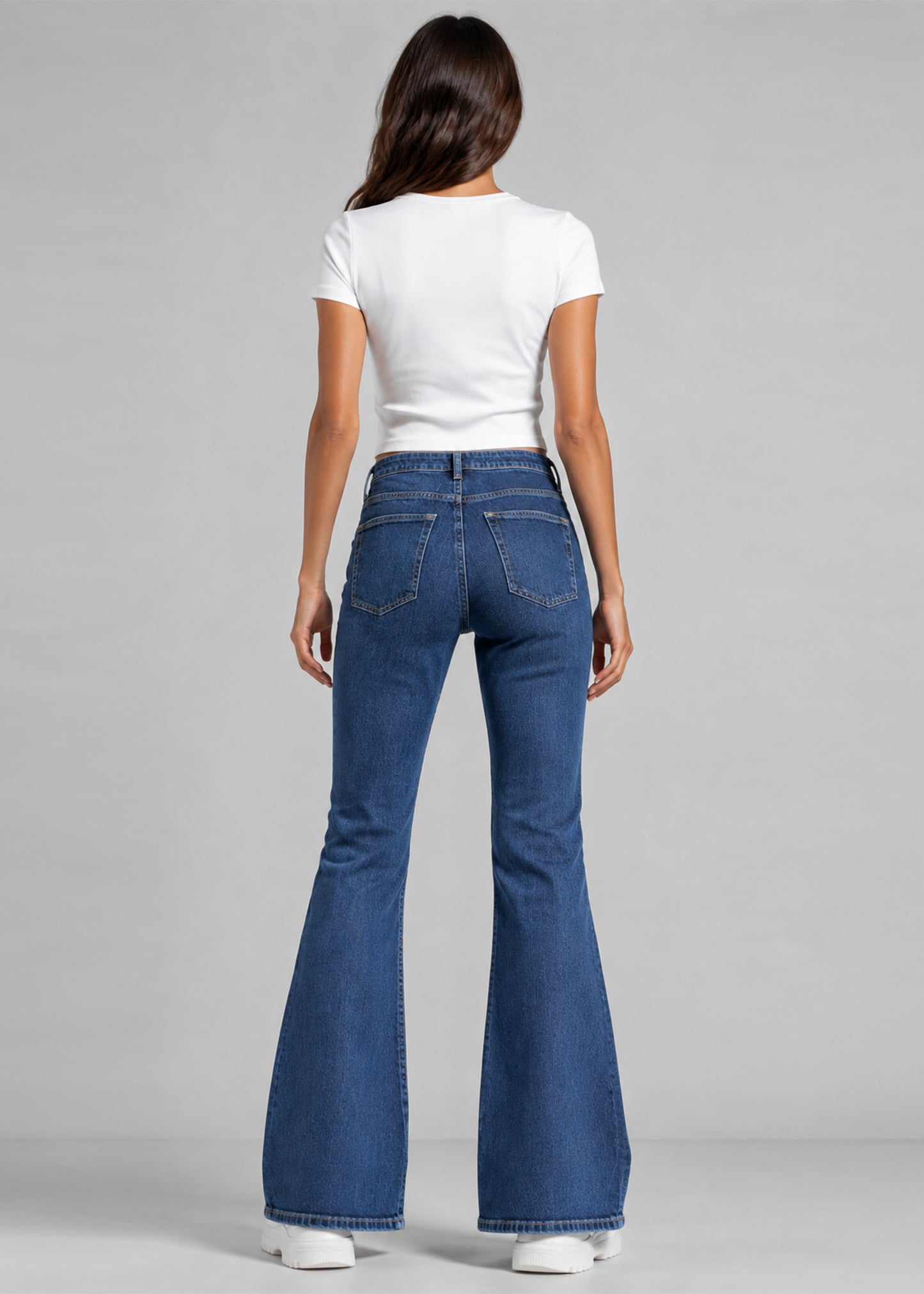 Denim&Co Women BootCut Jeans Blue US 746