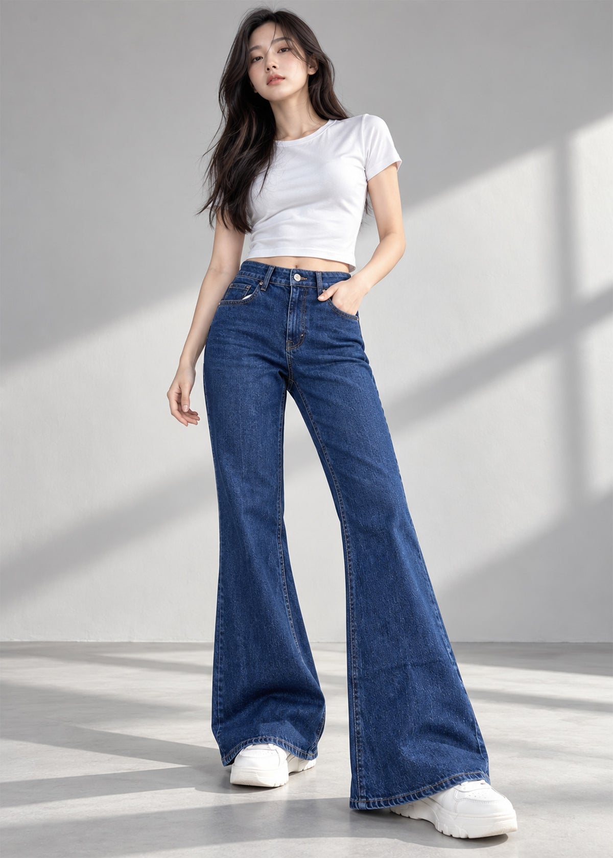 Denim&Co Women BootCut Jeans Blue US 798