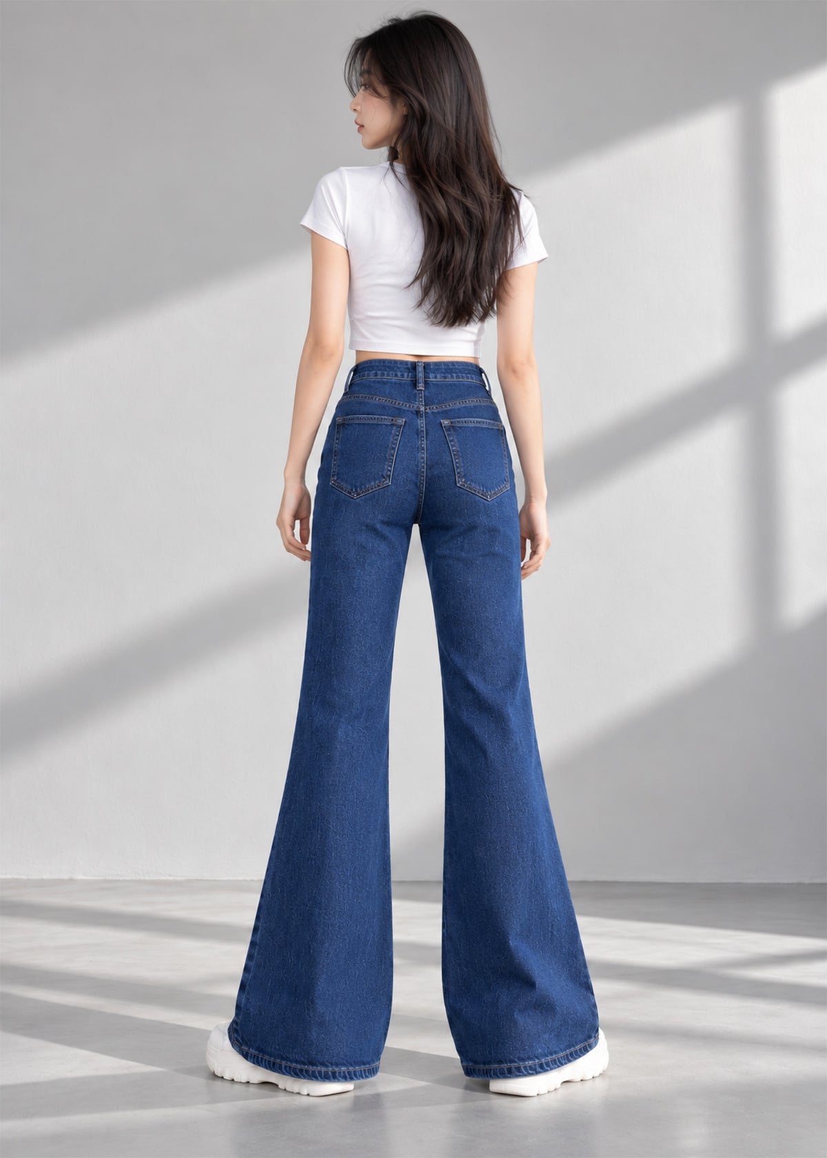 Denim&Co Women BootCut Jeans  Blue US 798