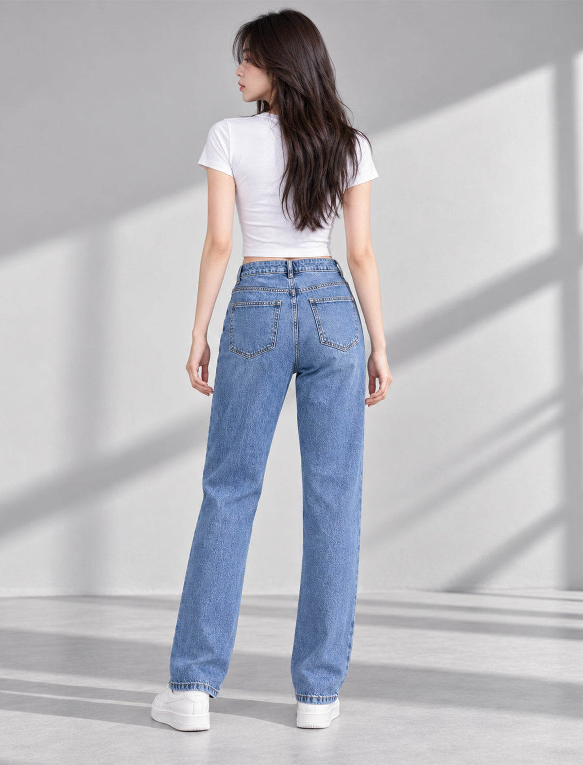 George Women Straight Fit Jeans  Blue US 799