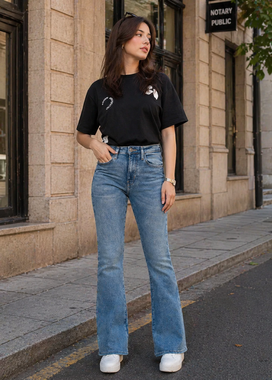 Denim & Co.-Bootcut Women Jeans-US 815