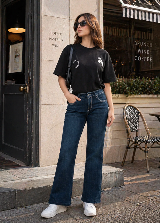 Denim & Co.-Bootcut Women Jeans US 0952